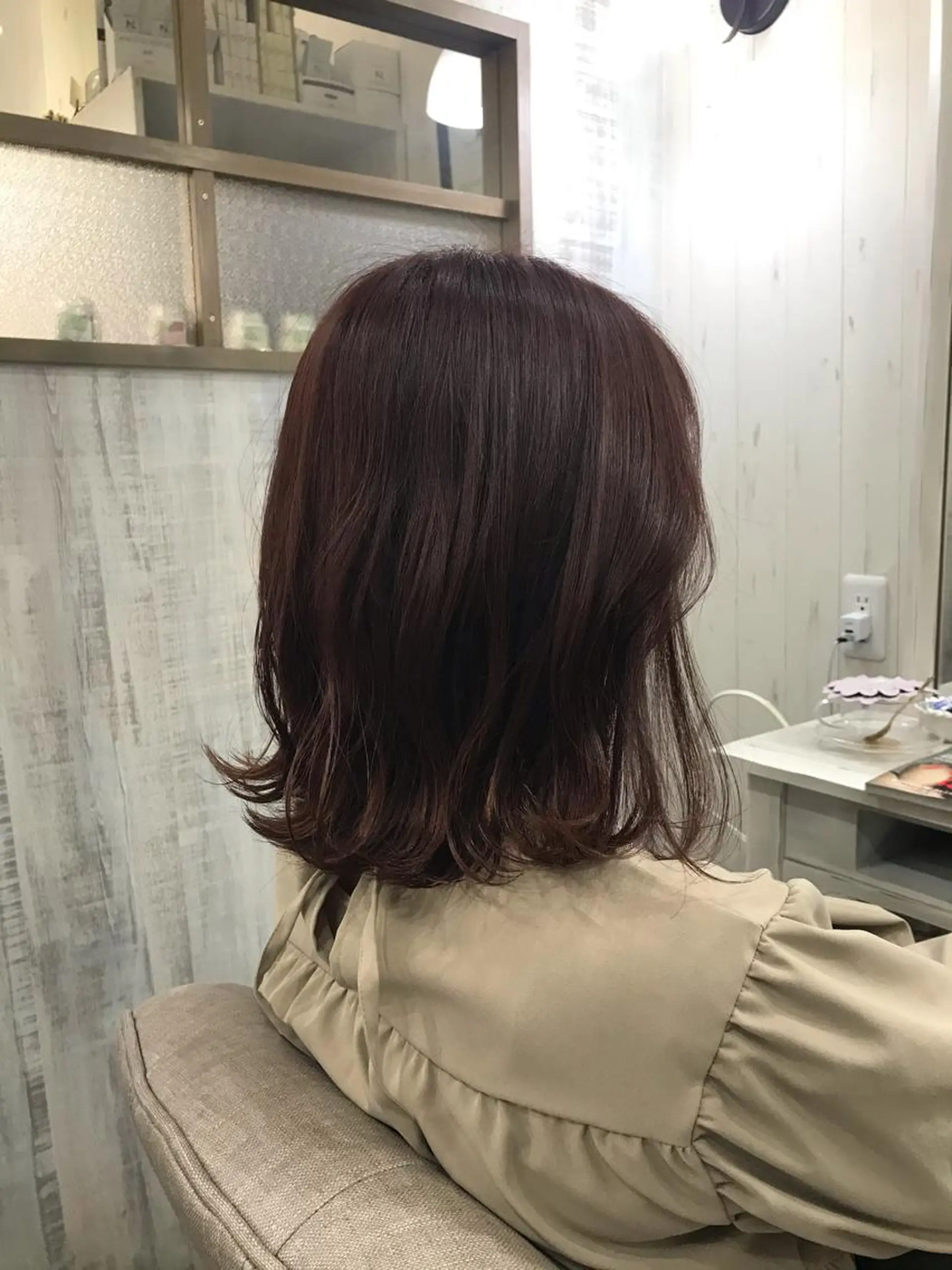 ミディアム ネモトメイナ🌿‬ 今月末で退職しますのヘアスタイル