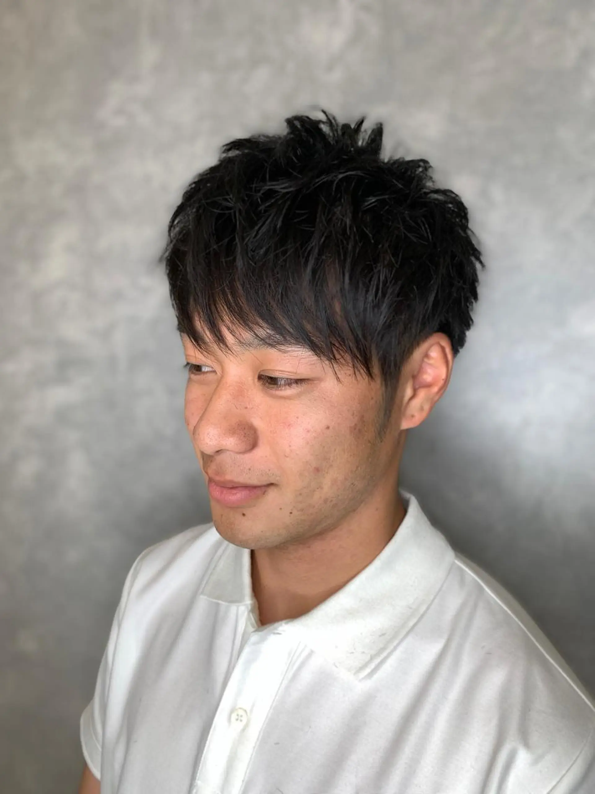 メンズ 吹田 駿 髪質改善縮毛矯正のヘアスタイル