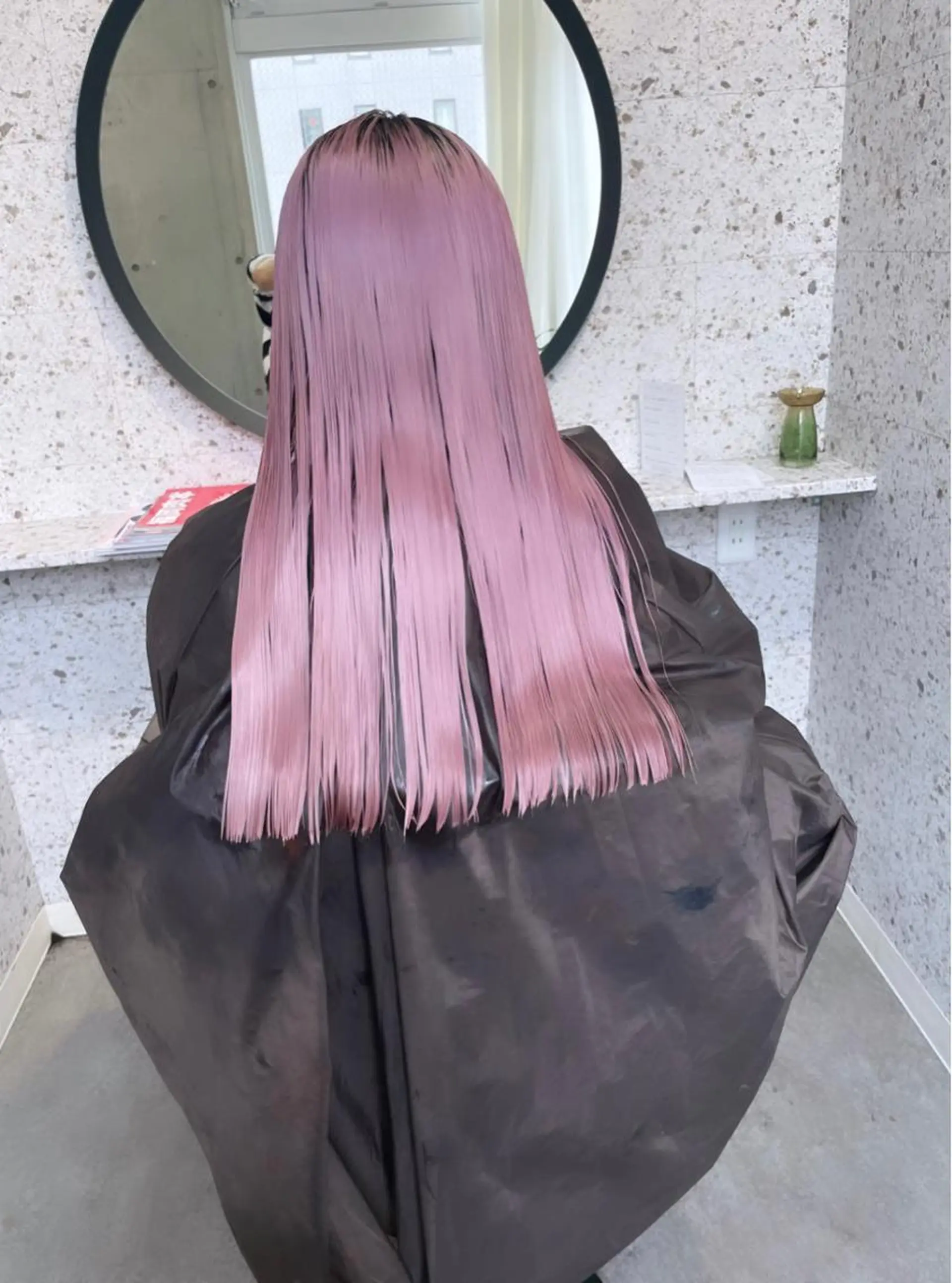 ロング 有人/バレイヤージュ /シャドールーツのヘアスタイル