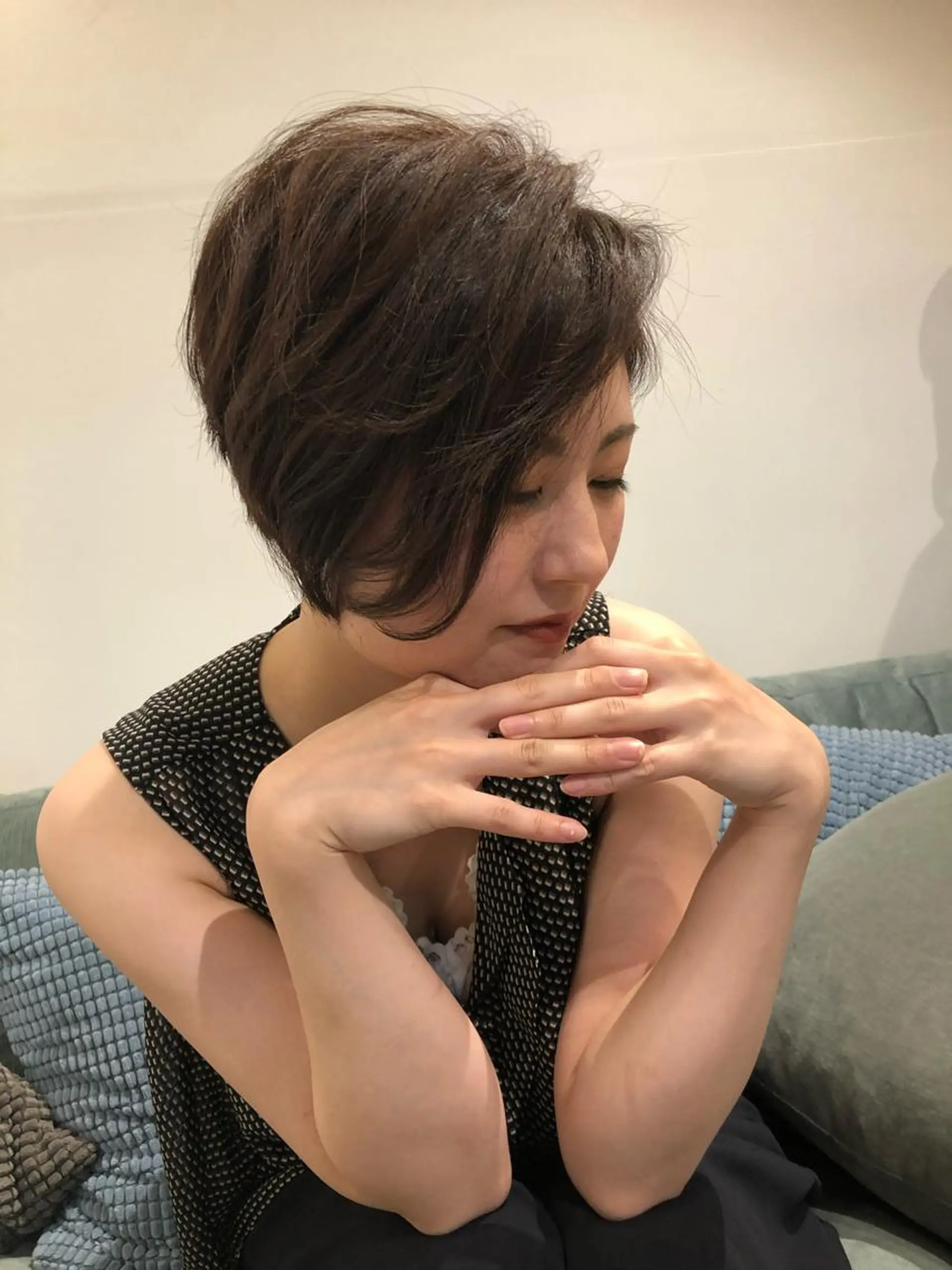 ショート 前田 梨沙のヘアスタイル