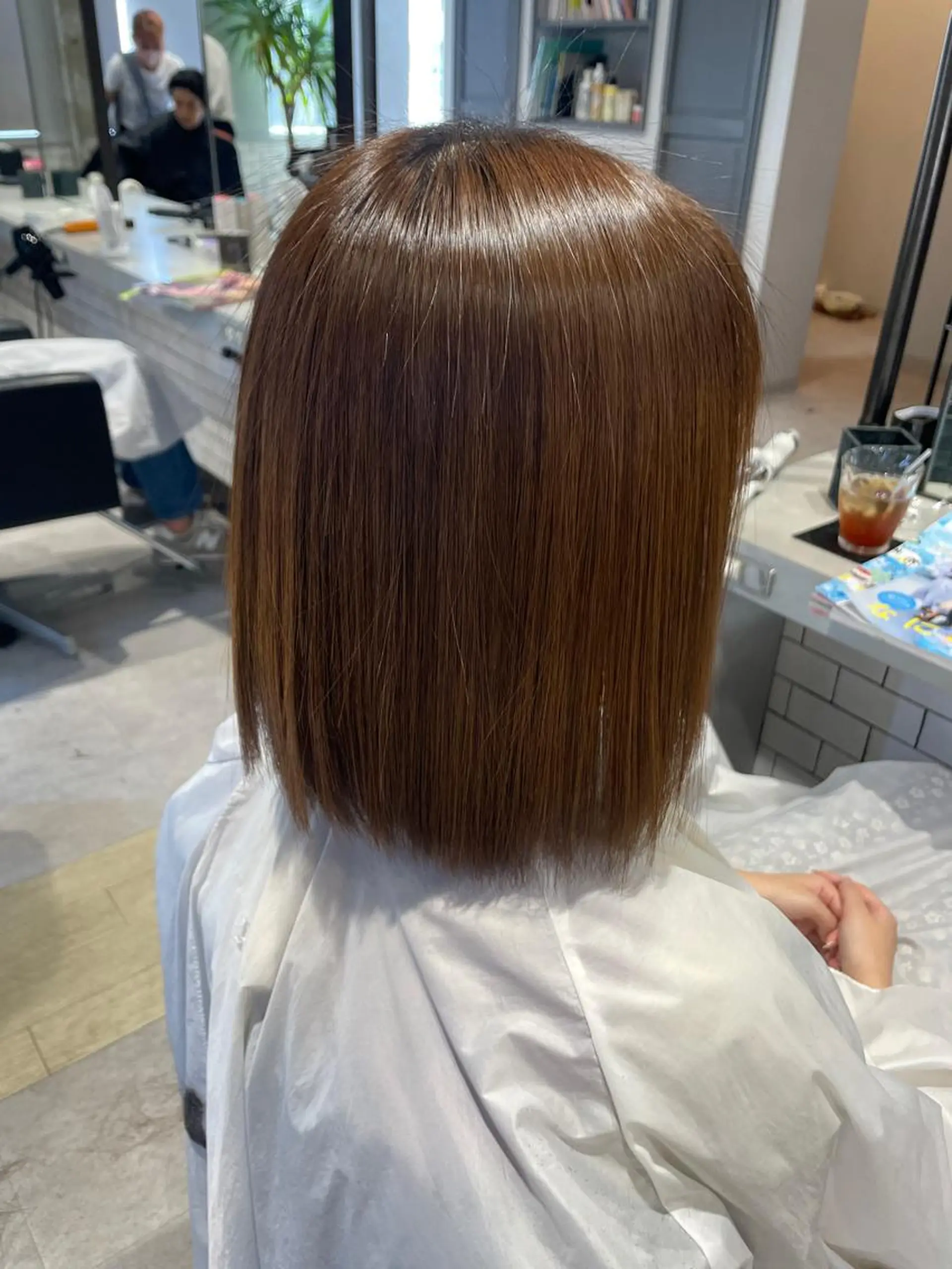 ショート 髪質改善 トリートメント 近藤 麻美のヘアスタイル