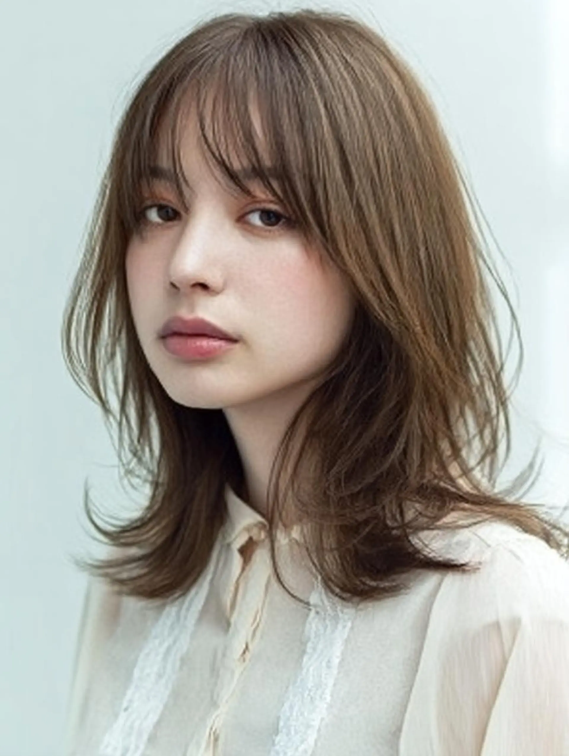 ミディアム ハッシュカット 髪質改善 レイヤーカット 縮毛矯正 トリートメント カット ヘアカラー トリートメント 生艶髪&レイヤー🔔 渋谷お薦めNo.1✨のヘアスタイル