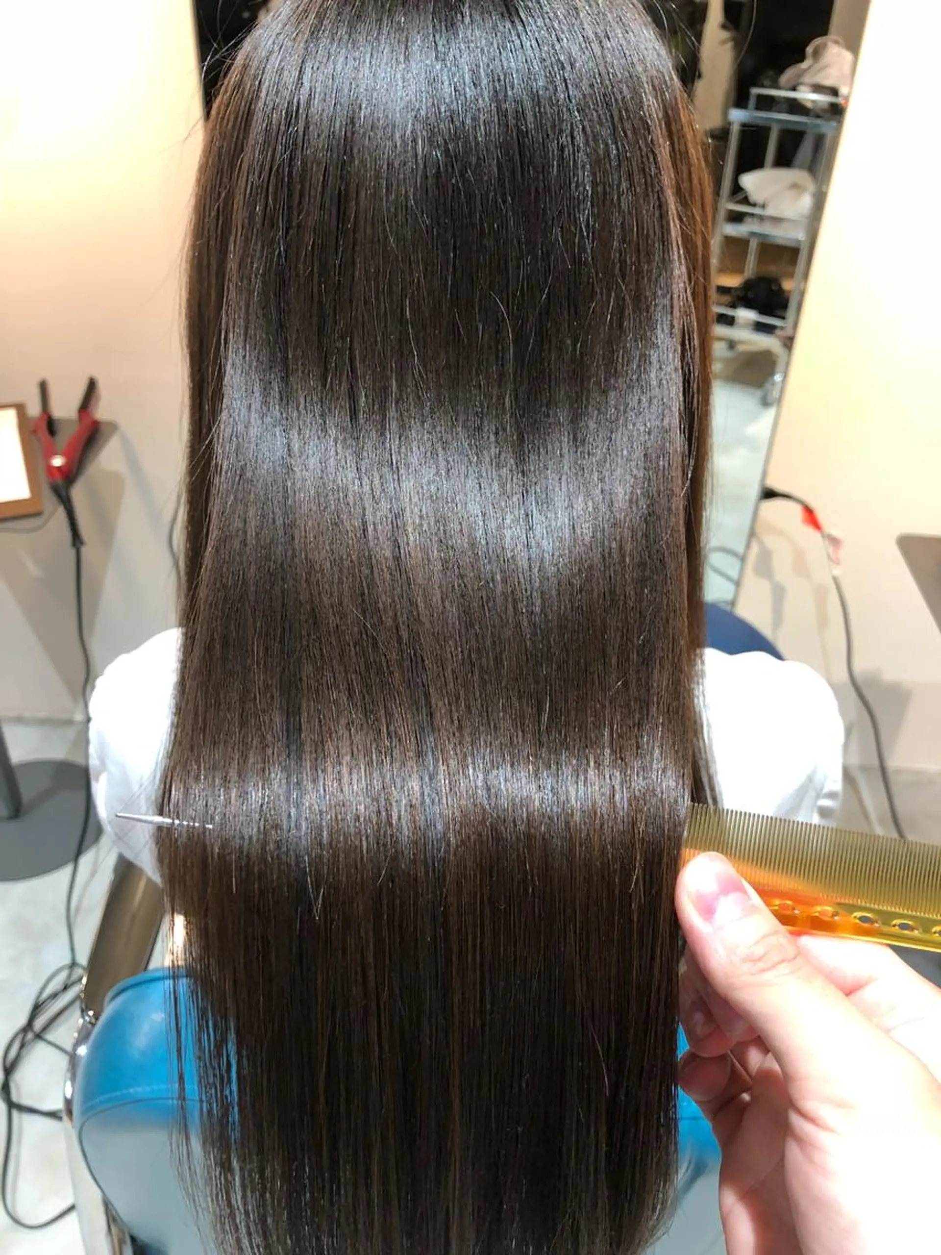 ミディアム カラー パーマ 佐藤 宏樹のヘアスタイル