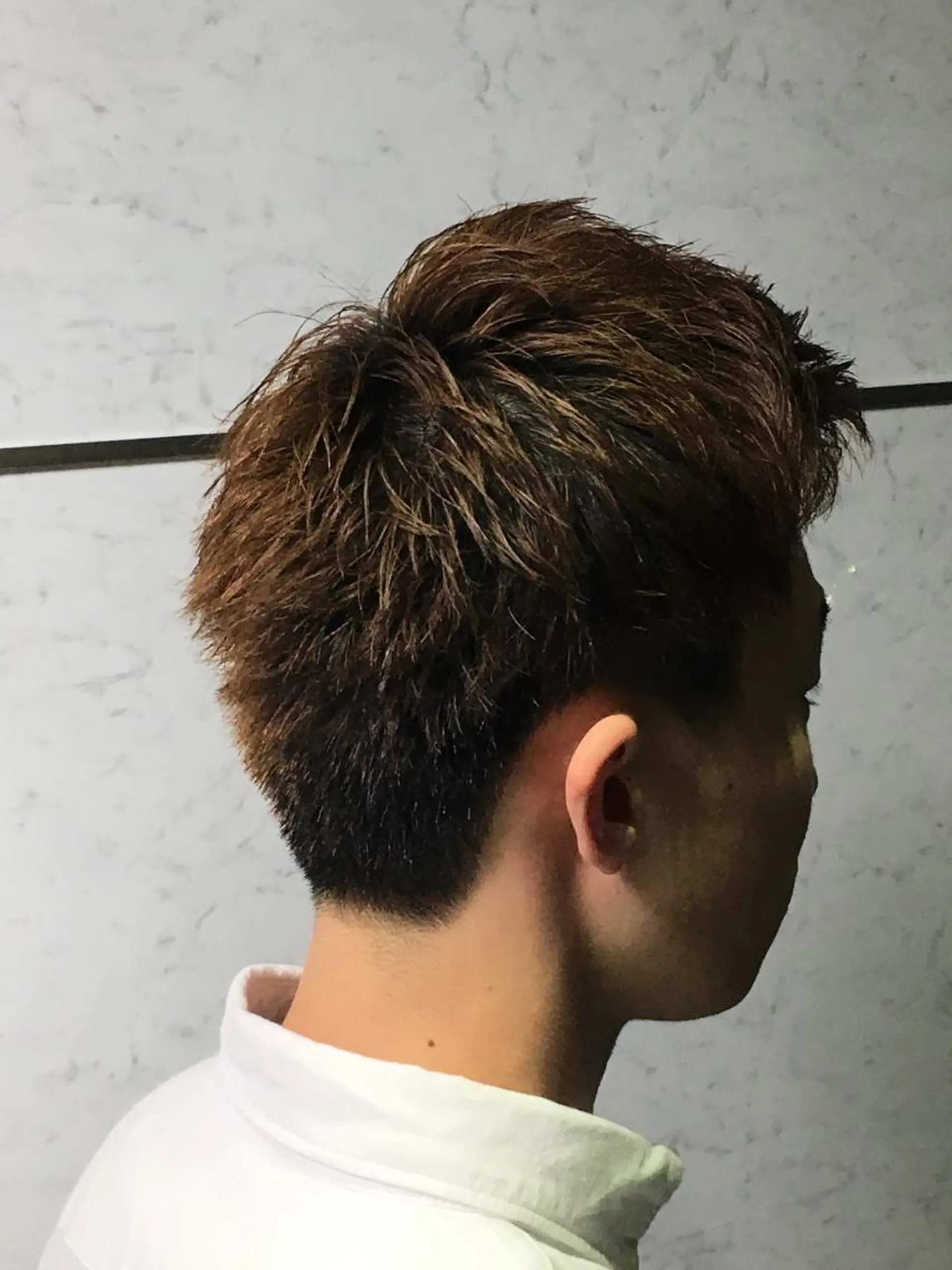 ショート メンズ 牧 颯斗のヘアスタイル