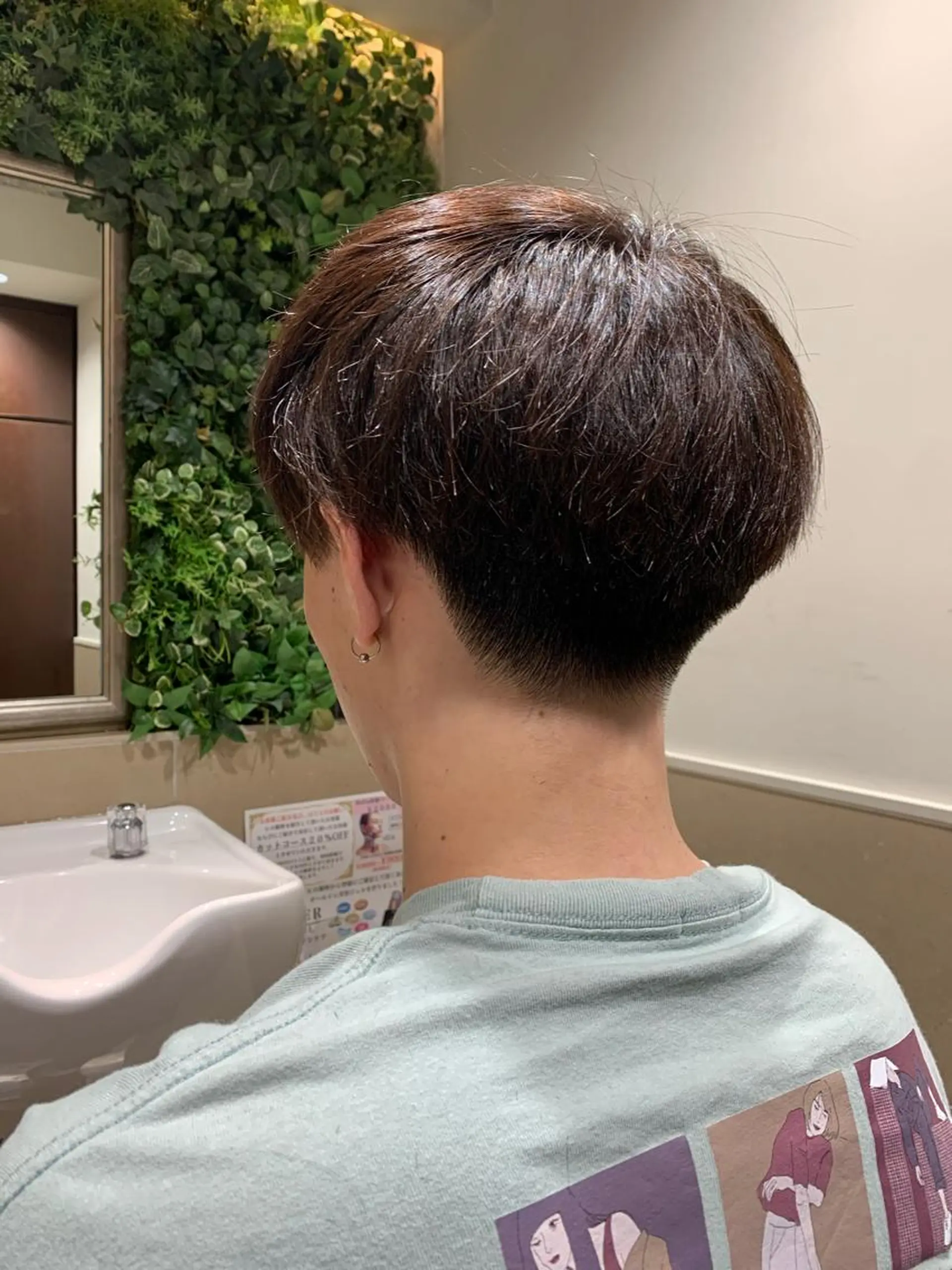 ショート メンズ マッシュ 刈り上げ 羽木 隆徒のヘアスタイル