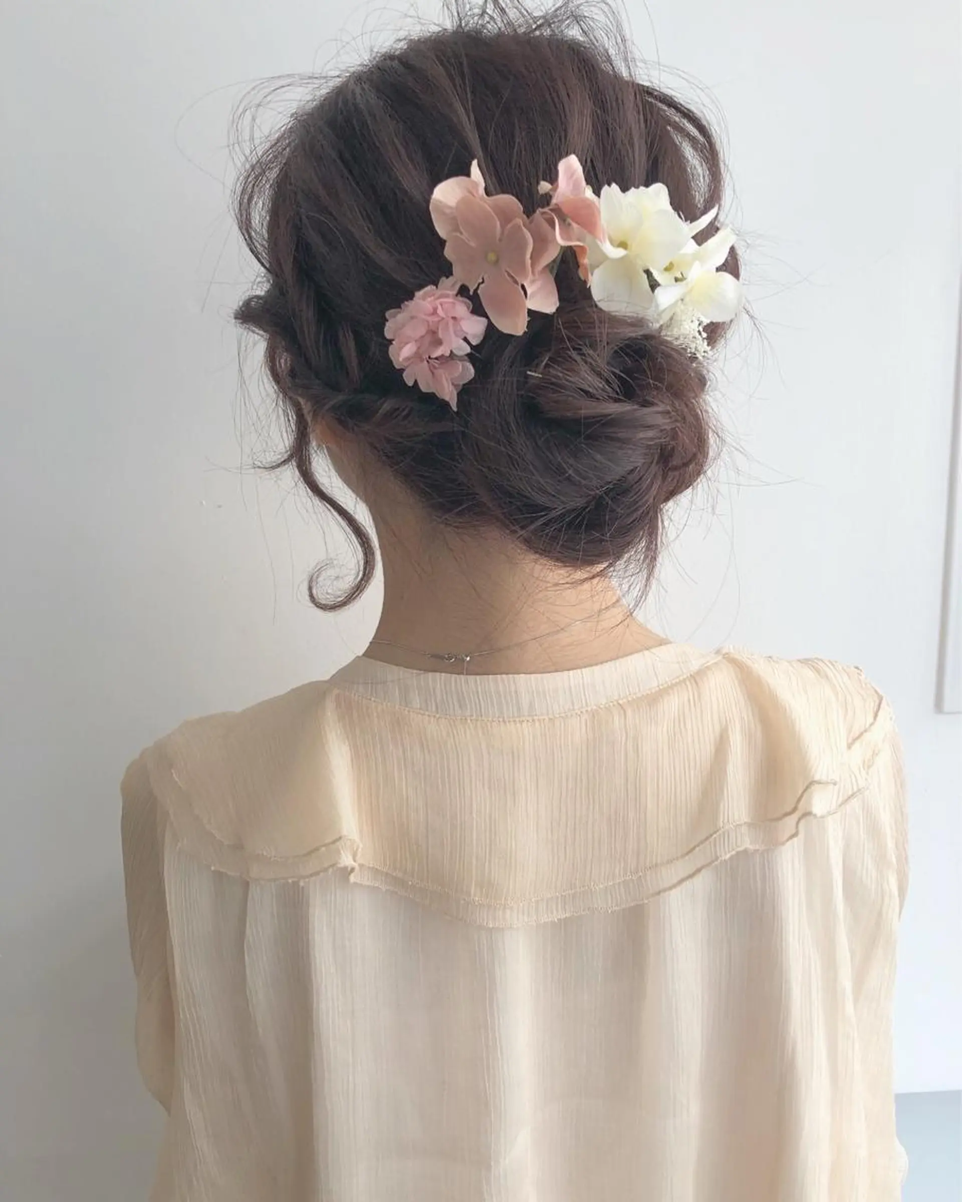 ミディアム ヘアアレンジ 結婚式・ブライダル デート 柳澤 興輝のヘアスタイル