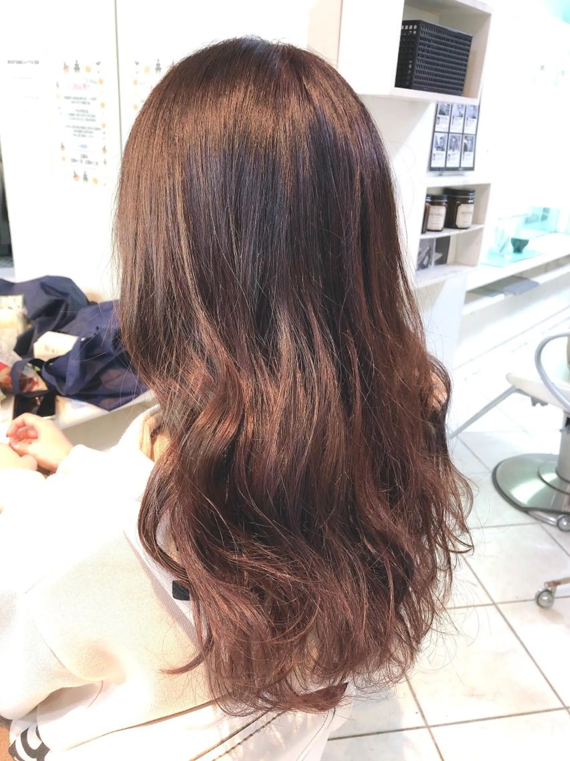 ロング カラー 保住 亮太のヘアスタイル