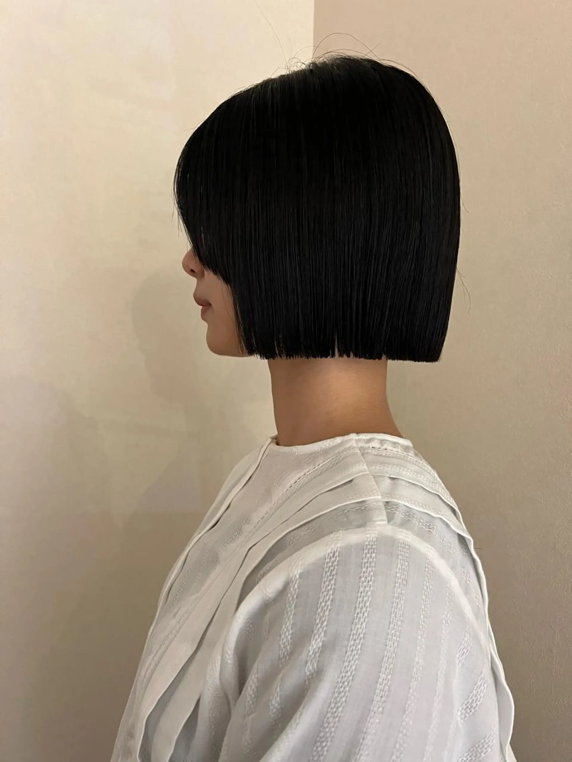 ショート カラー ヘアアレンジ ✨まとまるボブ/ 切りっぱなし/ユキナのヘアスタイル