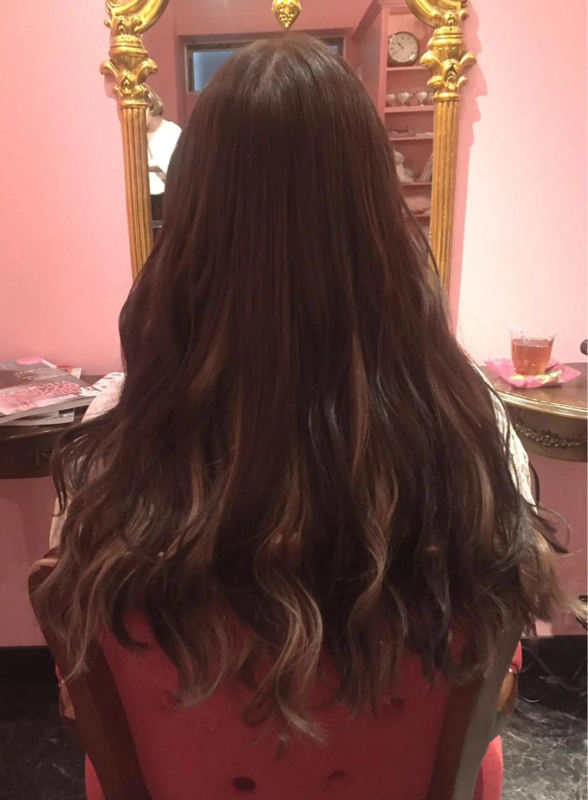 ロング カラー インナーカラー 櫻井 愛弓のヘアスタイル