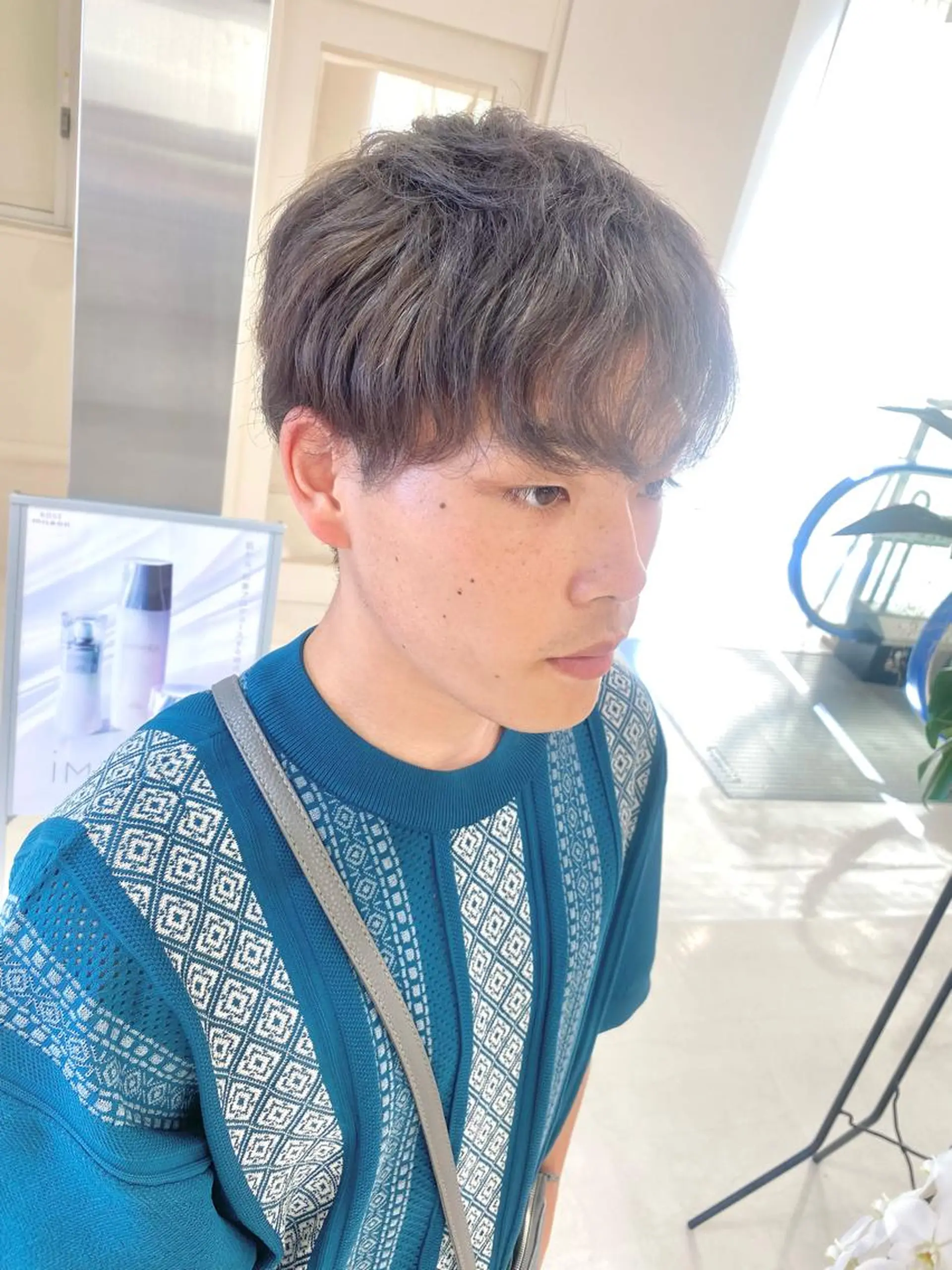 ショート カラー 推し活/韓国/ブリー チカラーminamiのヘアスタイル