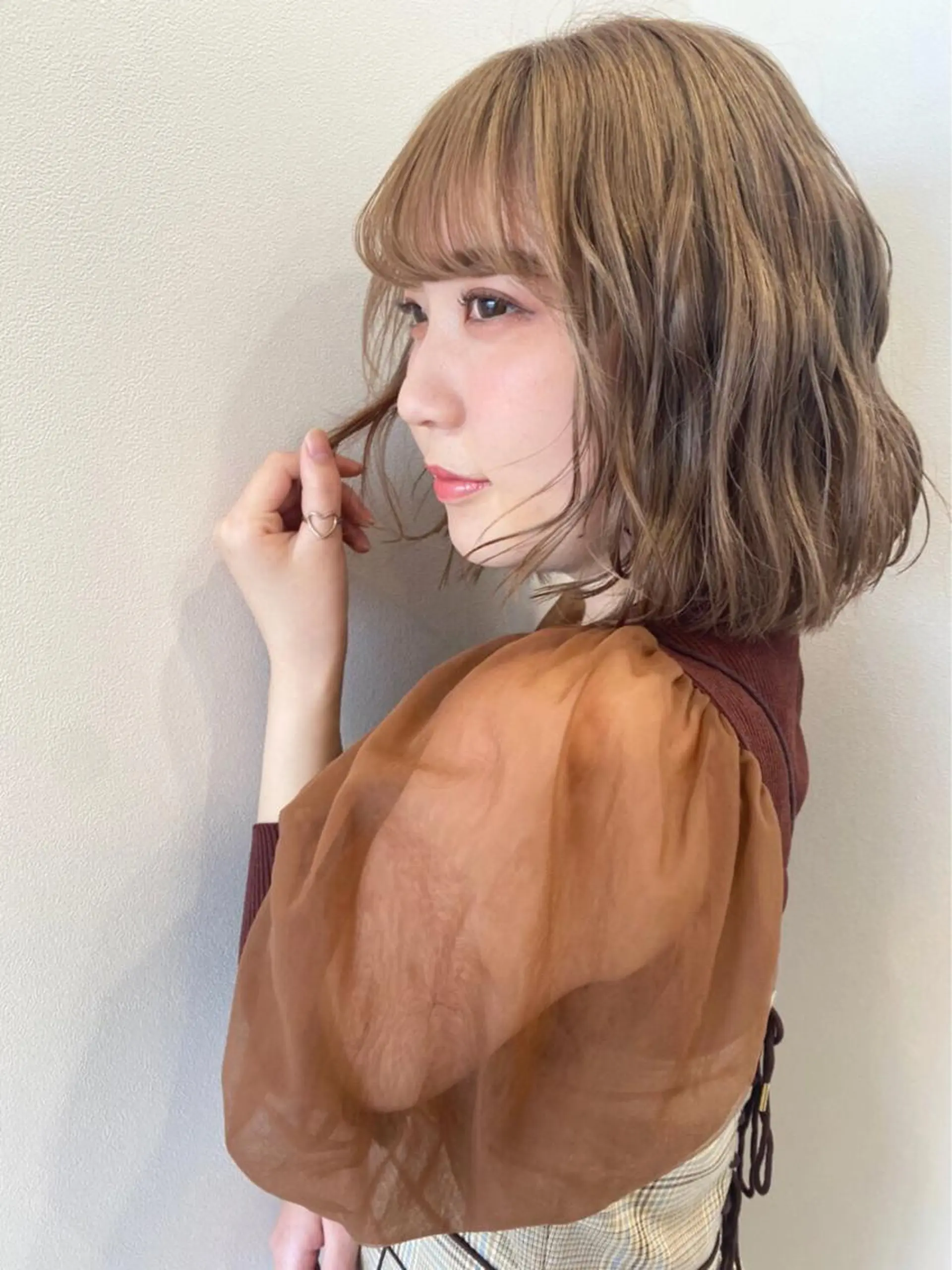 カラー 森本　舞✴︎ 似合わせパーマのヘアスタイル