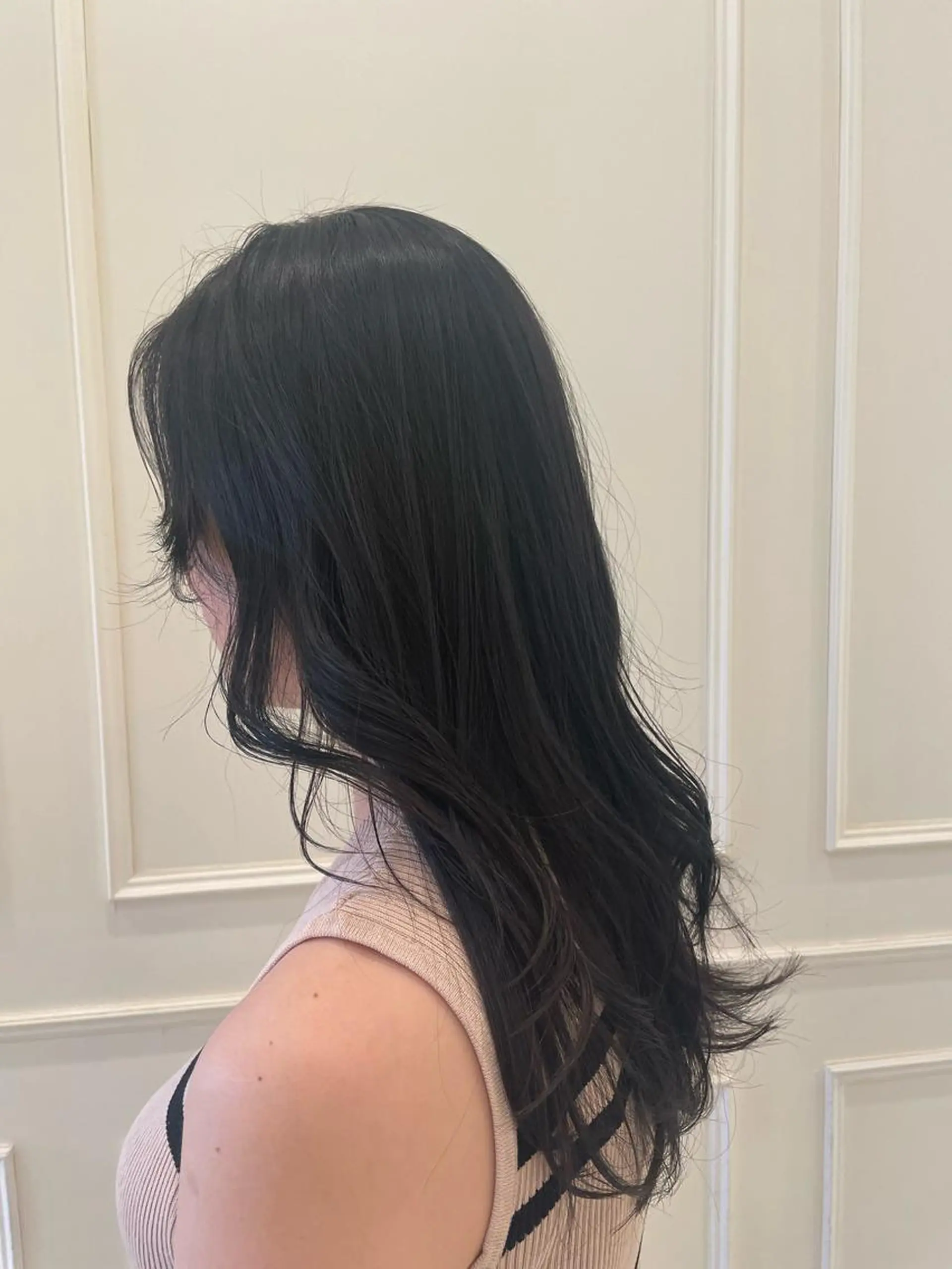 ロング カット 🍒顔周り/レイヤー /韓国風/アリサ🍒のヘアスタイル