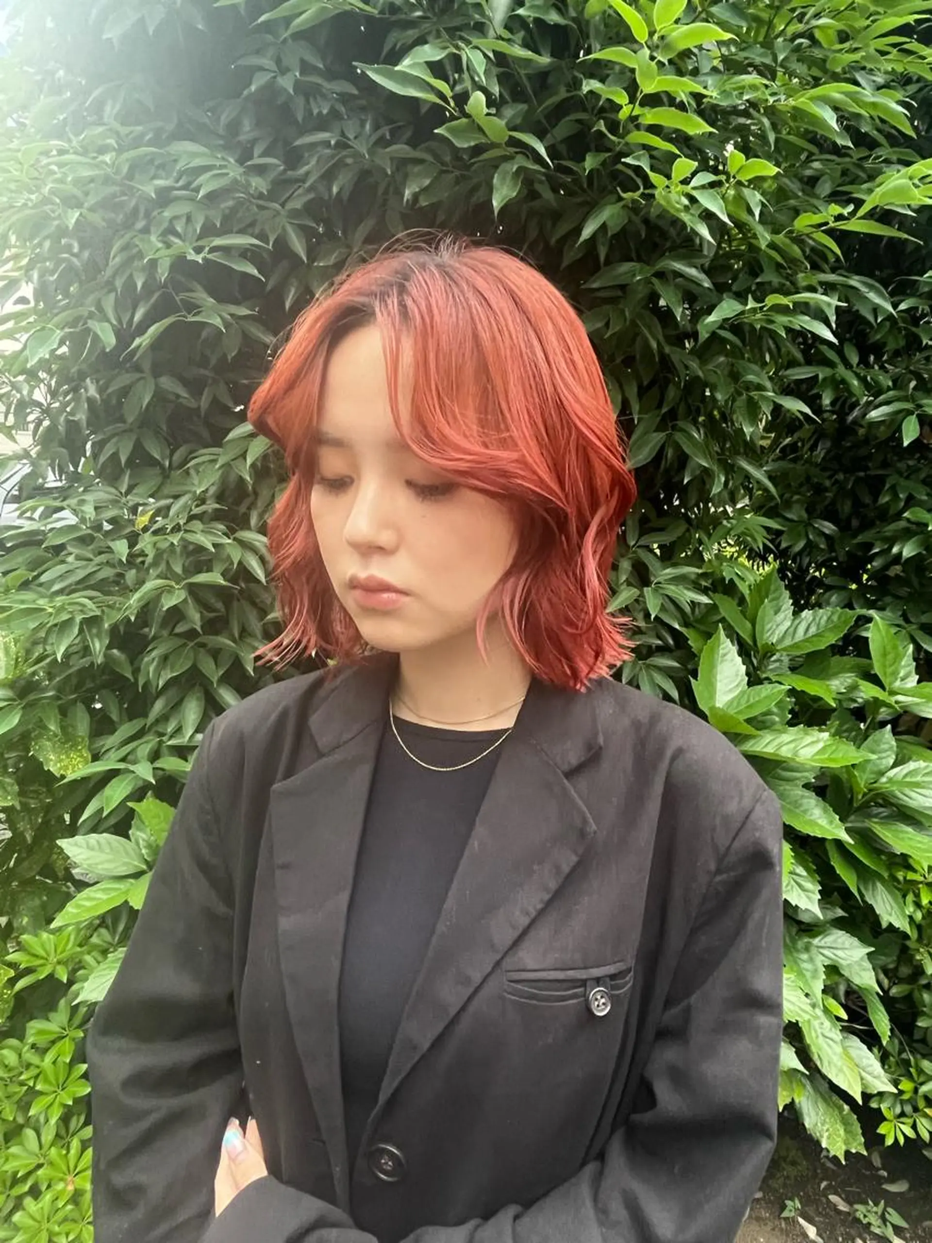 ミディアム ヘアカラー yoke所属・haruka kobayashiのヘアスタイル