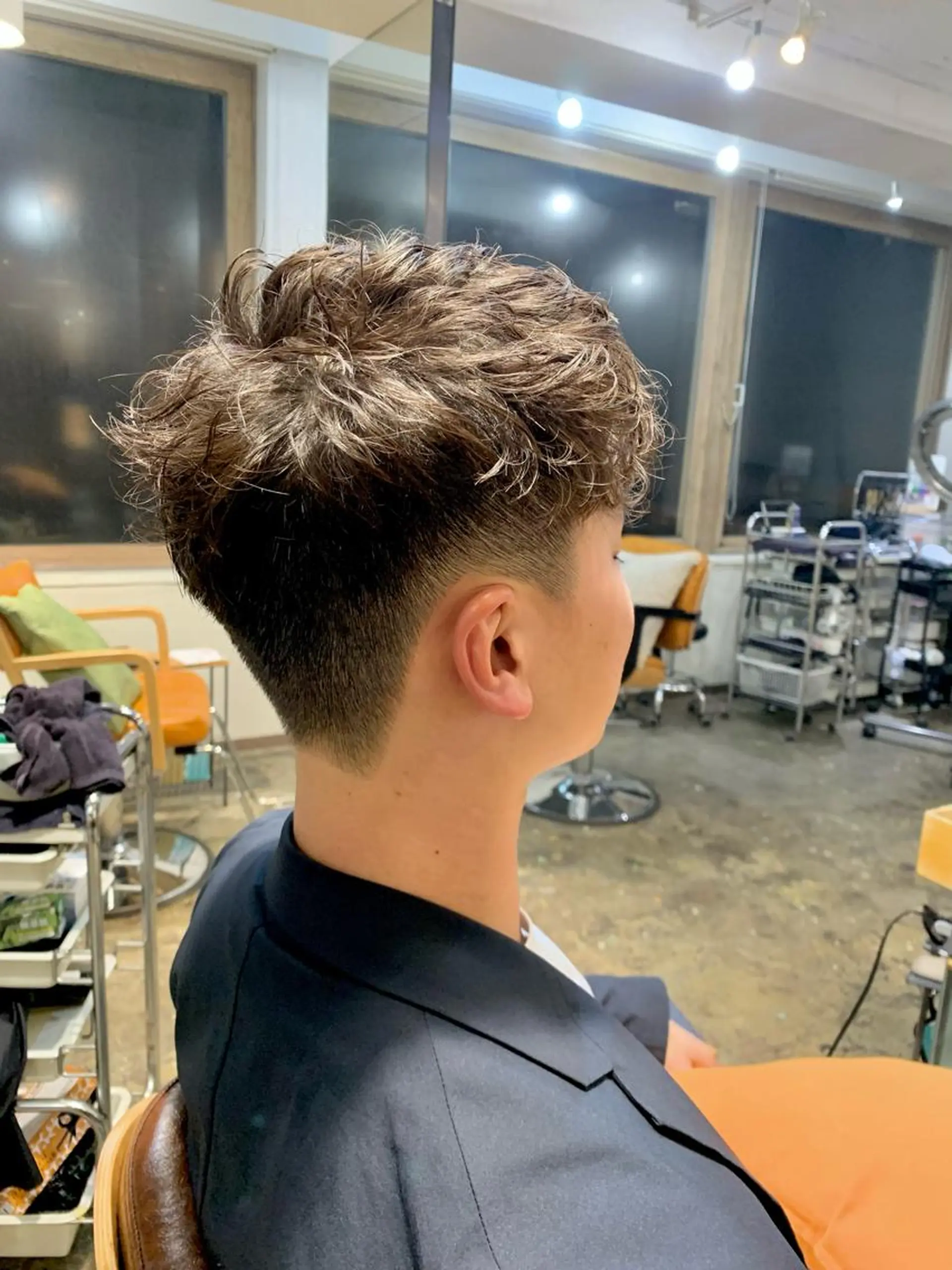 ショート パーマ 外国人風カラー オリーブ/縮毛矯正 /スパ/たっくんのヘアスタイル