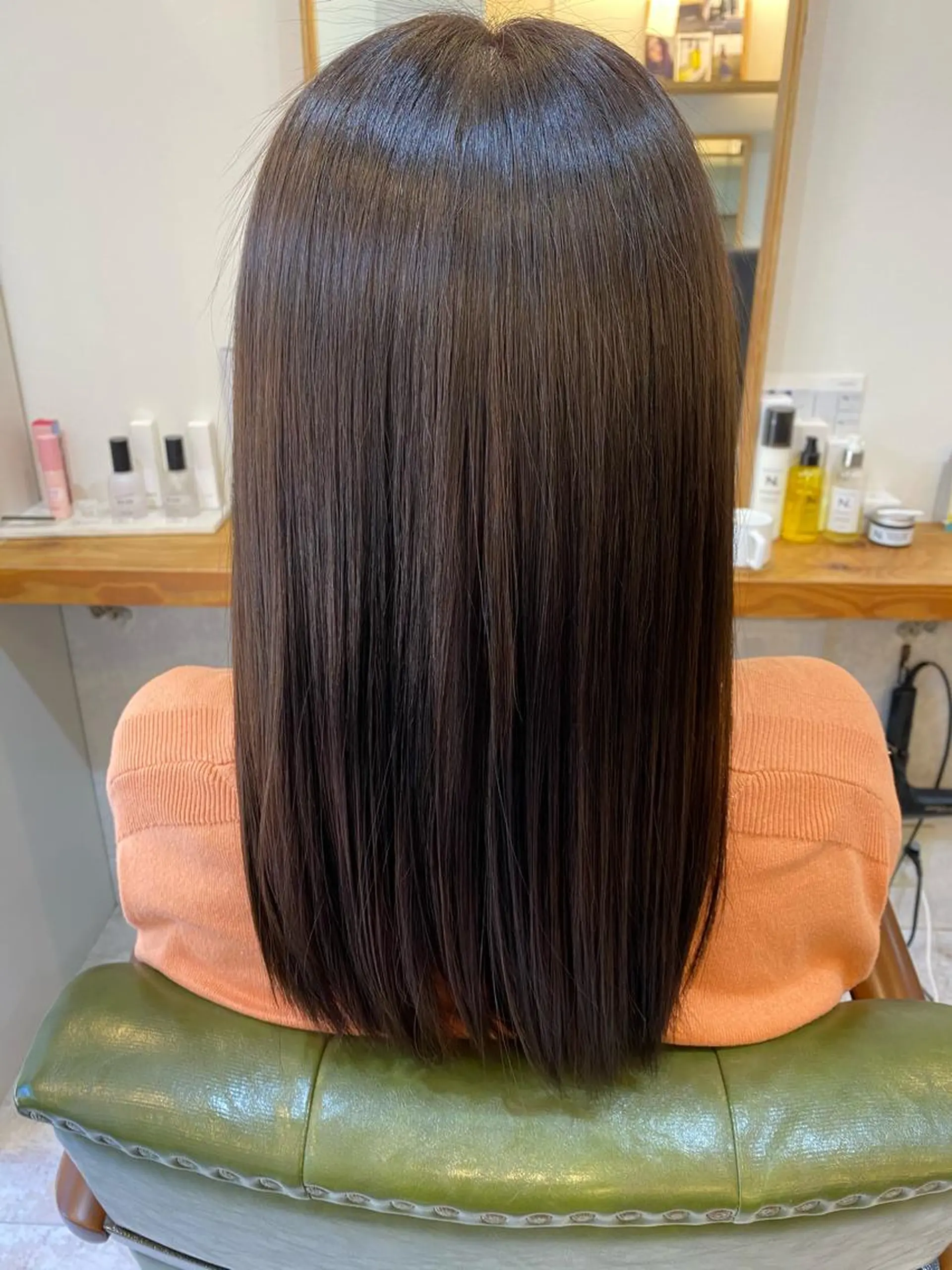 ロング カラー 髪質改善 カット ヘアカラー トリートメント エイト ウメダのヘアスタイル