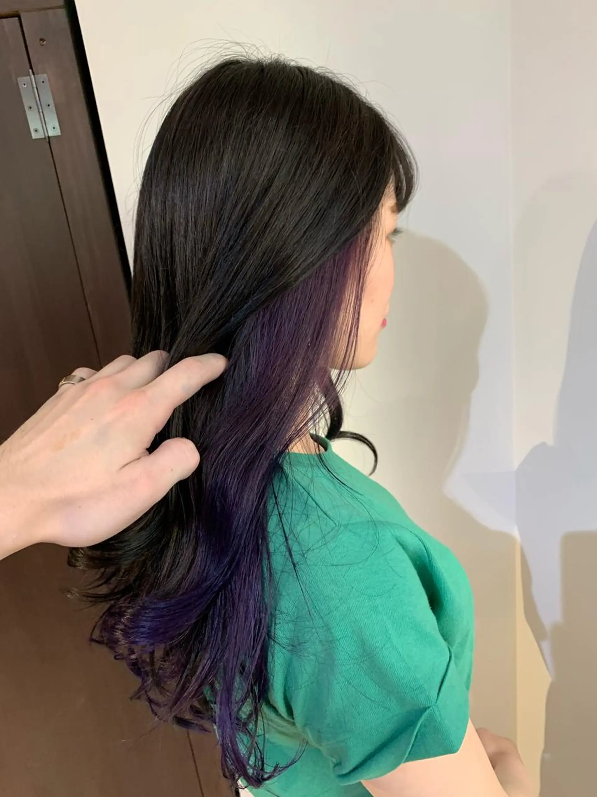 ロング カラー インナーカラー パープルカラー カット ヘアカラー トリートメント TOPstylist ✂️フセケイタ✂️のヘアスタイル