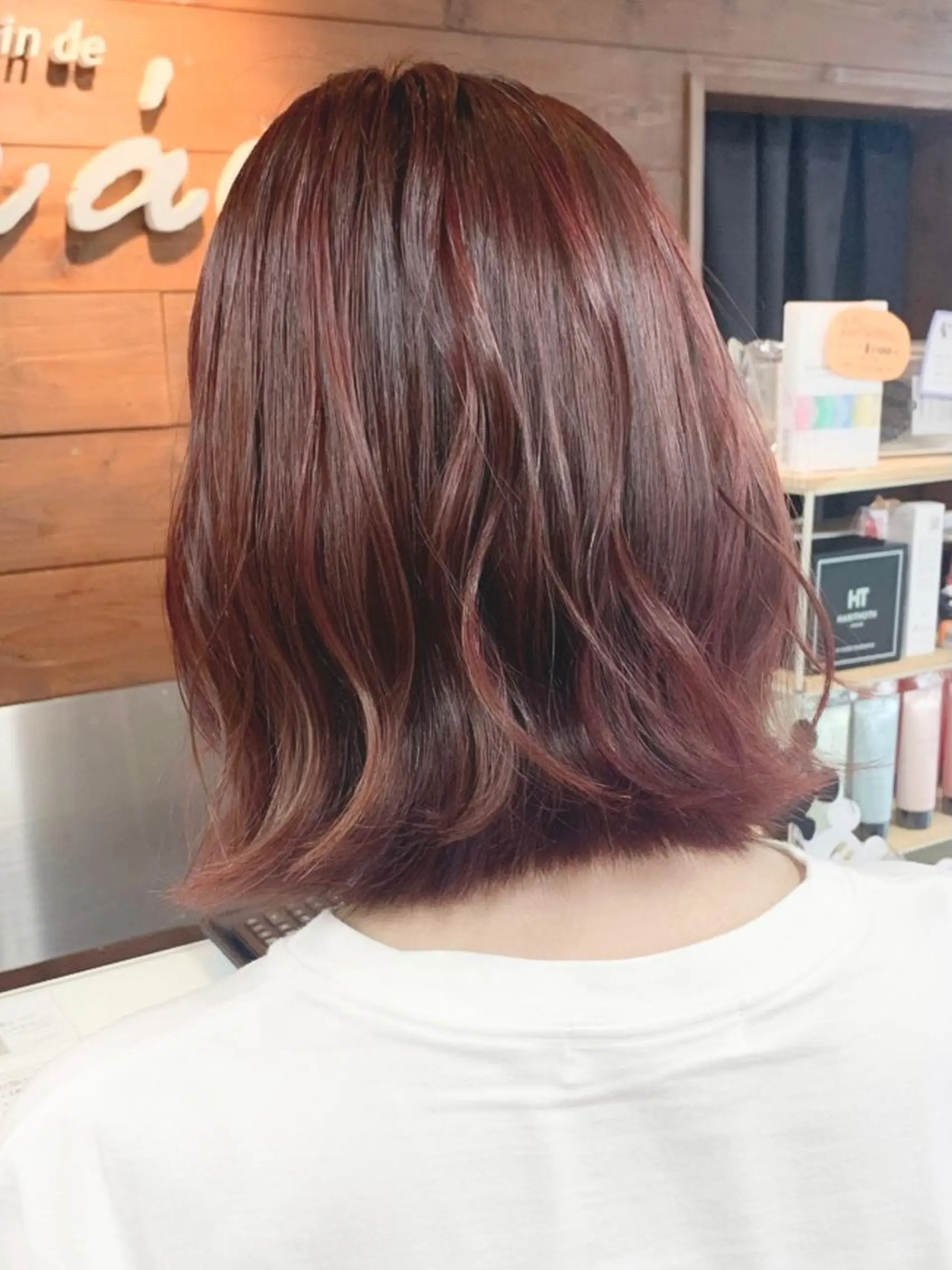 ミディアム ヘアカラー 🫧艶髪カラー🫧 森本くるみのヘアスタイル