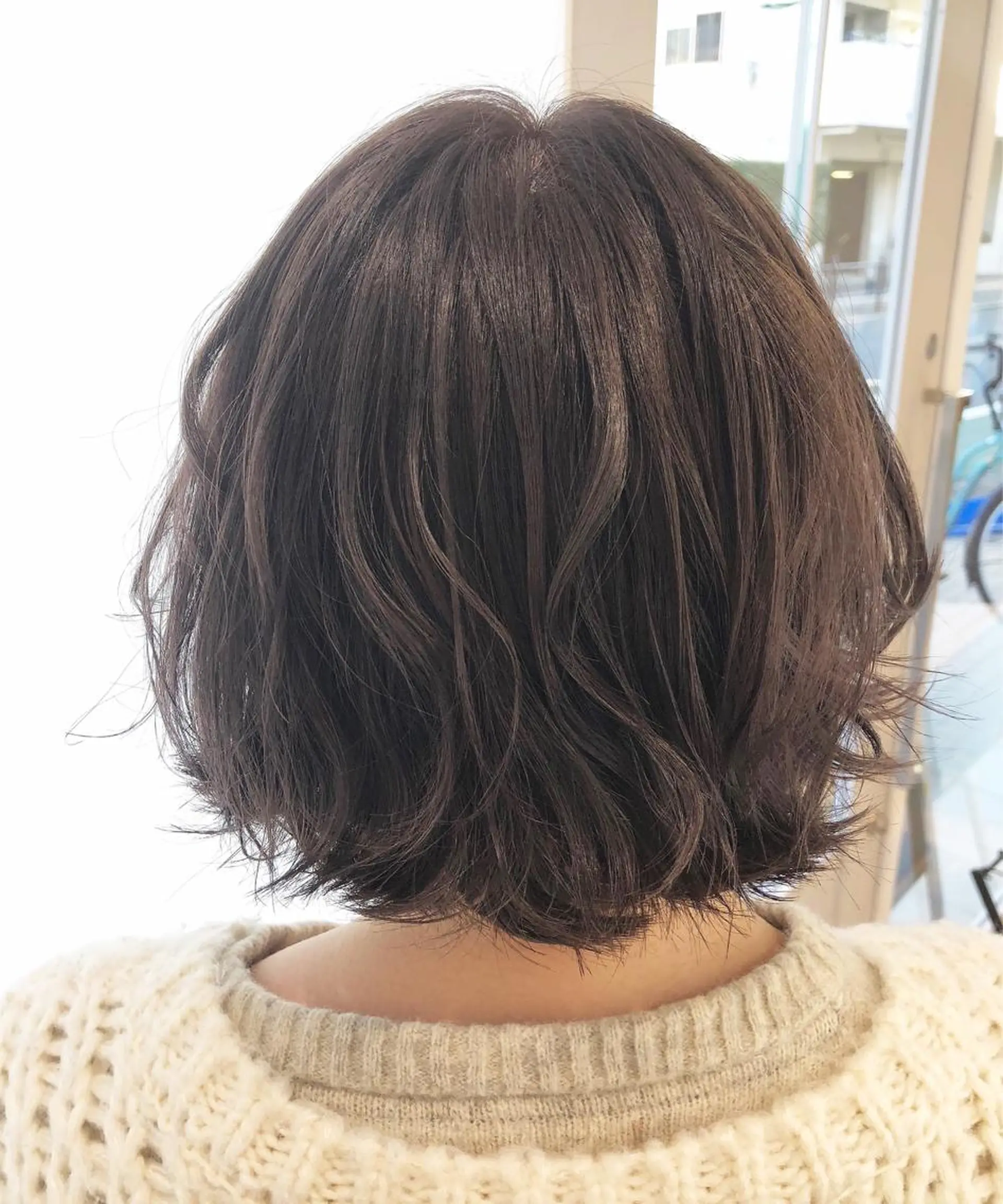 ミディアム カラー アッシュ ベージュカラー ブリーチ イルミナカラー ラベンダーカラー sano sayakaのヘアスタイル