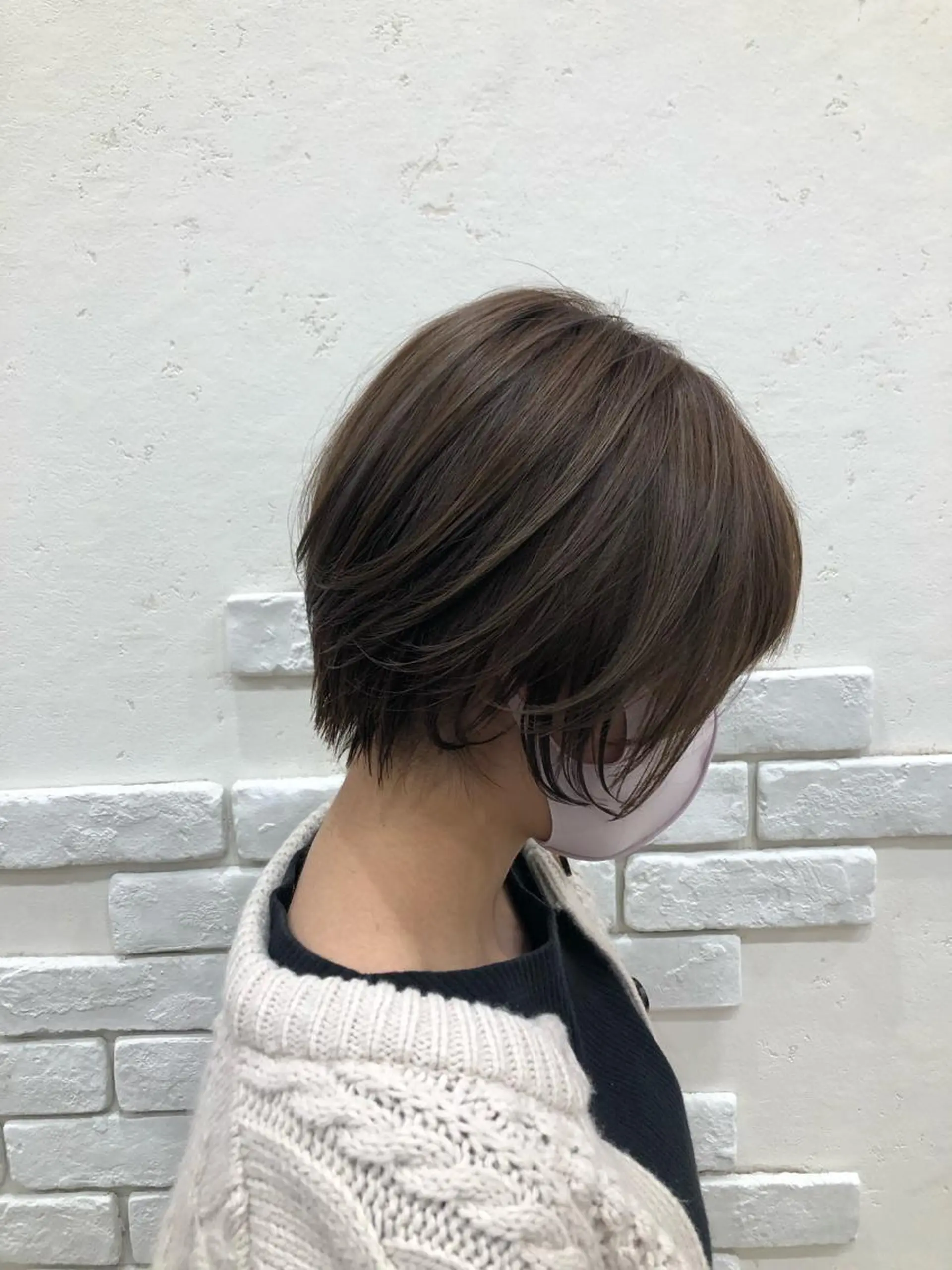 ショート 太白区/白髪ぼかし ハイライト/千葉達人のヘアスタイル