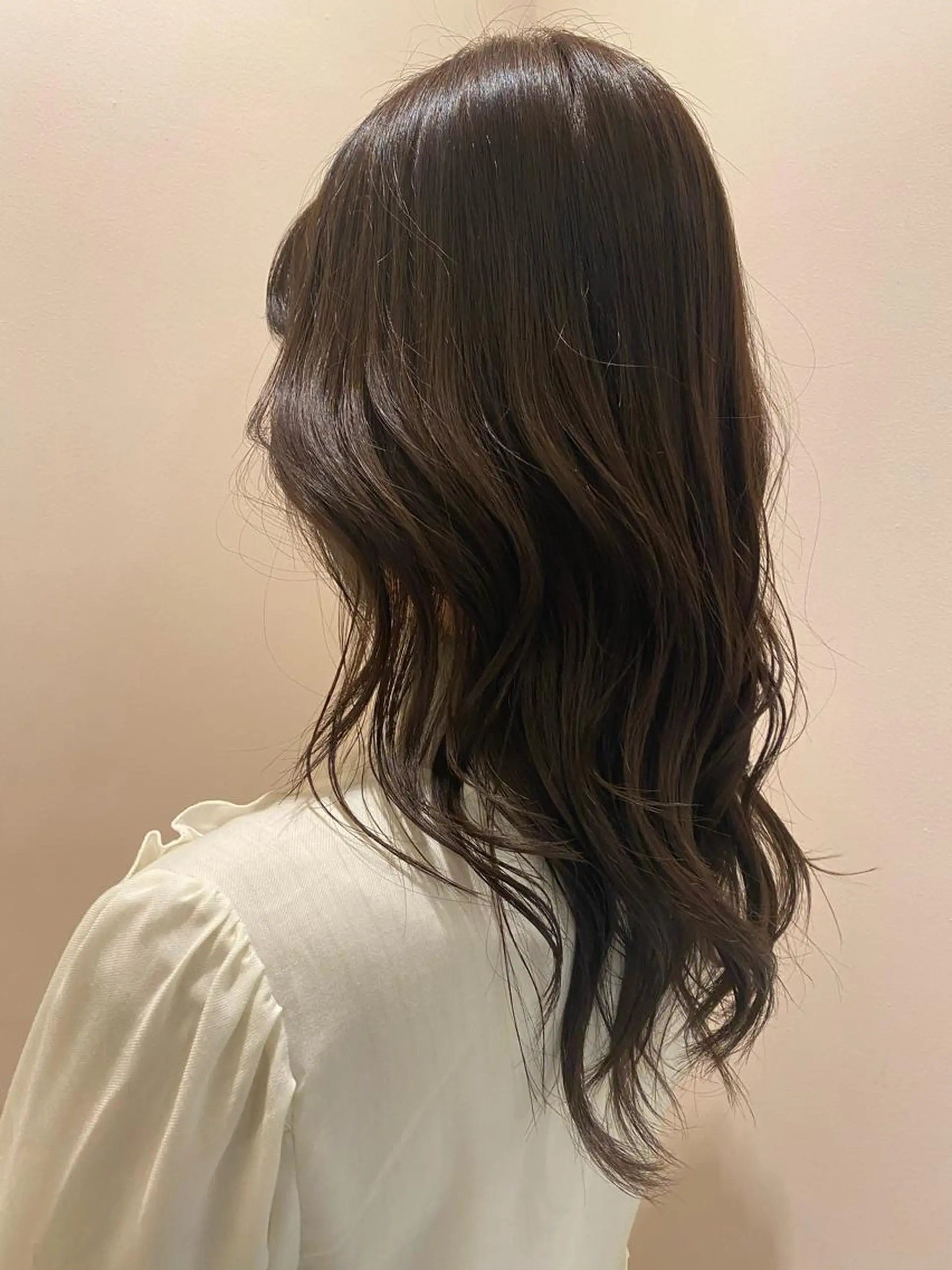 セミロング カラー カット パーマ 🪽羽エク/Ash 店長/折目奈央🪽のヘアスタイル
