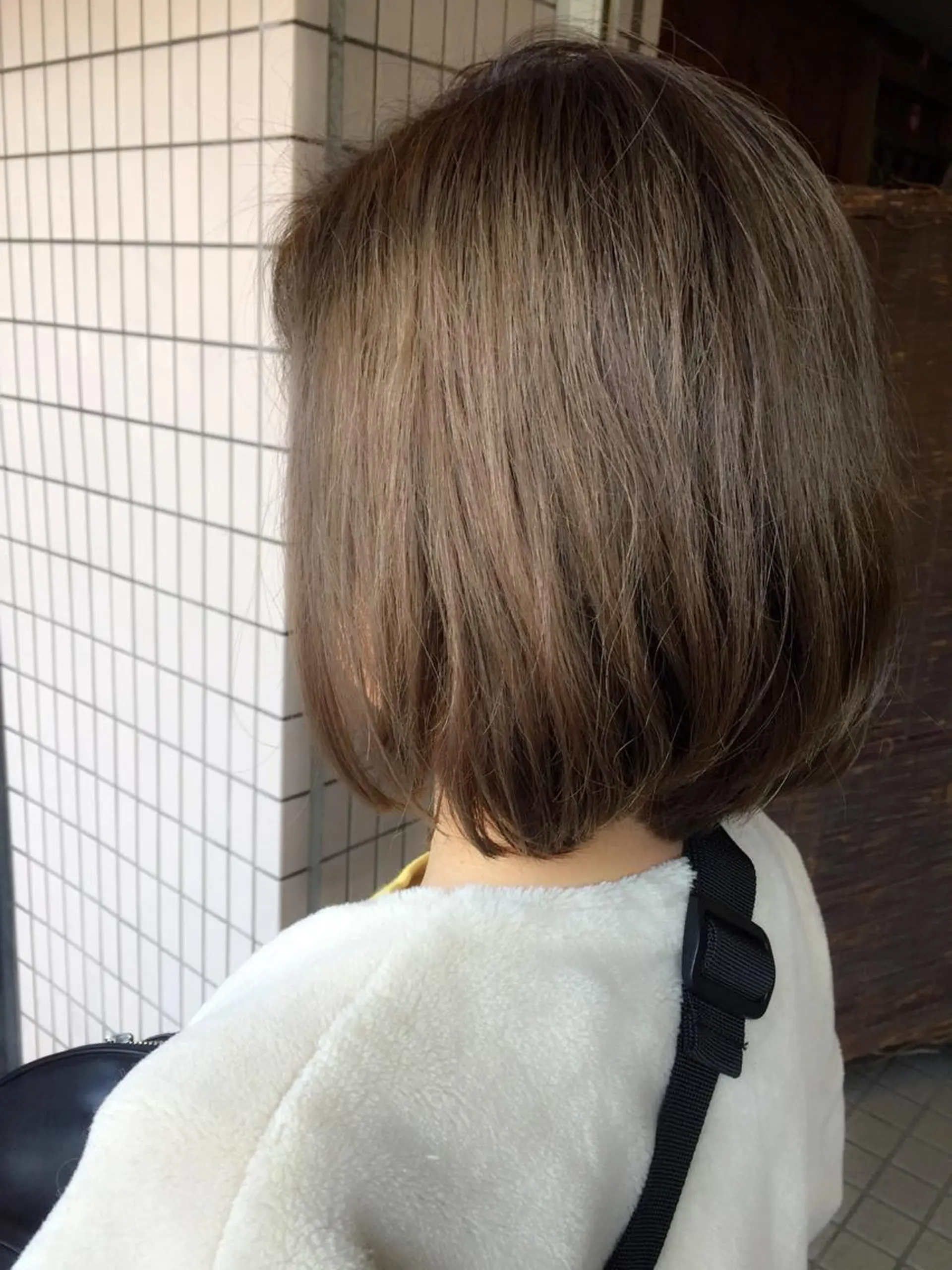 ショート カラー ショートボブ ブリーチ ボブ ショートヘア 齊藤 篤士のヘアスタイル