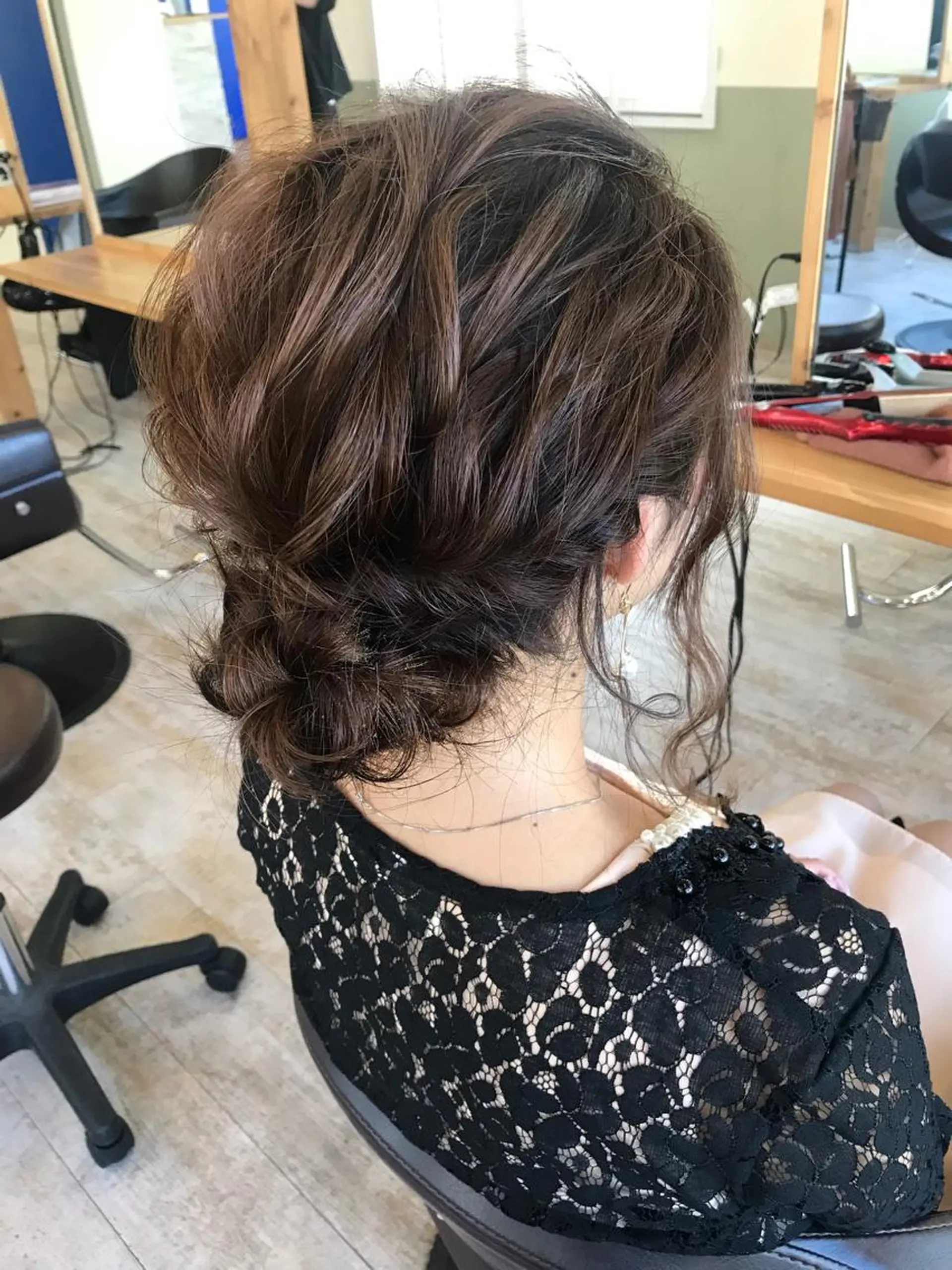 セミロング ヘアアレンジ Rayt hair レイトヘアーのヘアスタイル