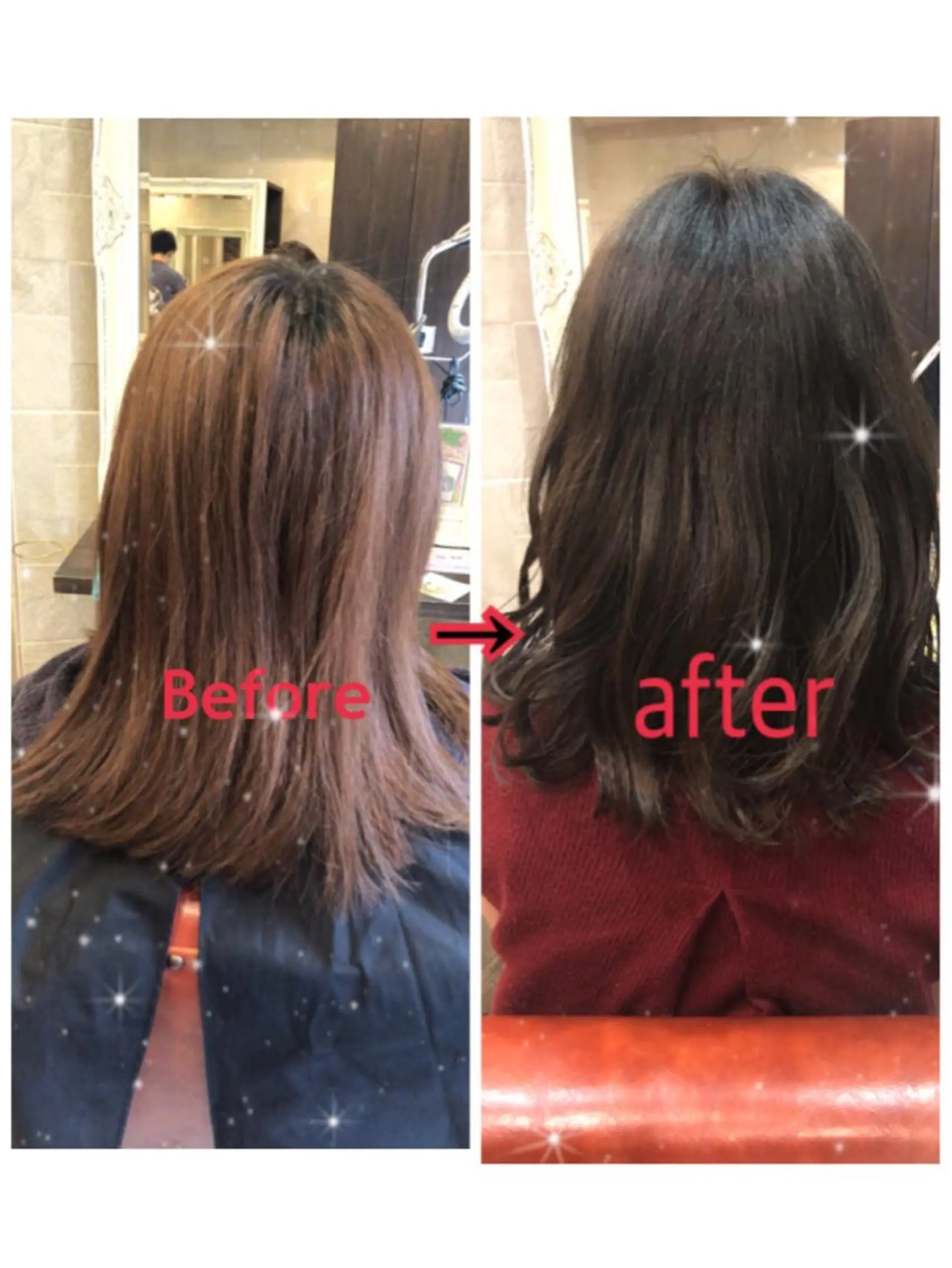 セミロング カラー 美容室ARKS 黒田杏奈のヘアスタイル