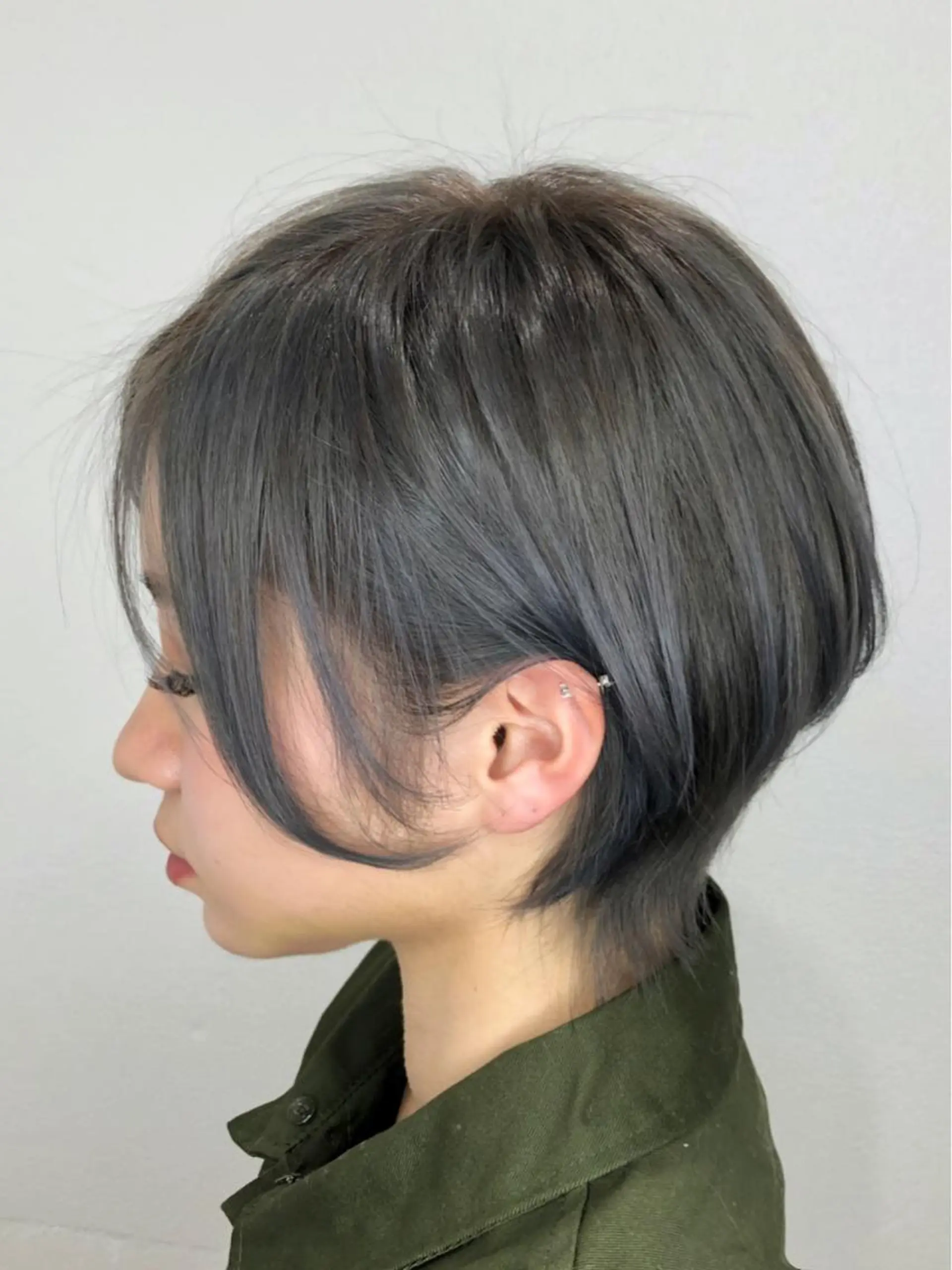 ショート カラー ショートボブ ハンサムショート ボブ ショートヘア 小顔カット カット ヘアカラー トリートメント 上田 篤史のヘアスタイル