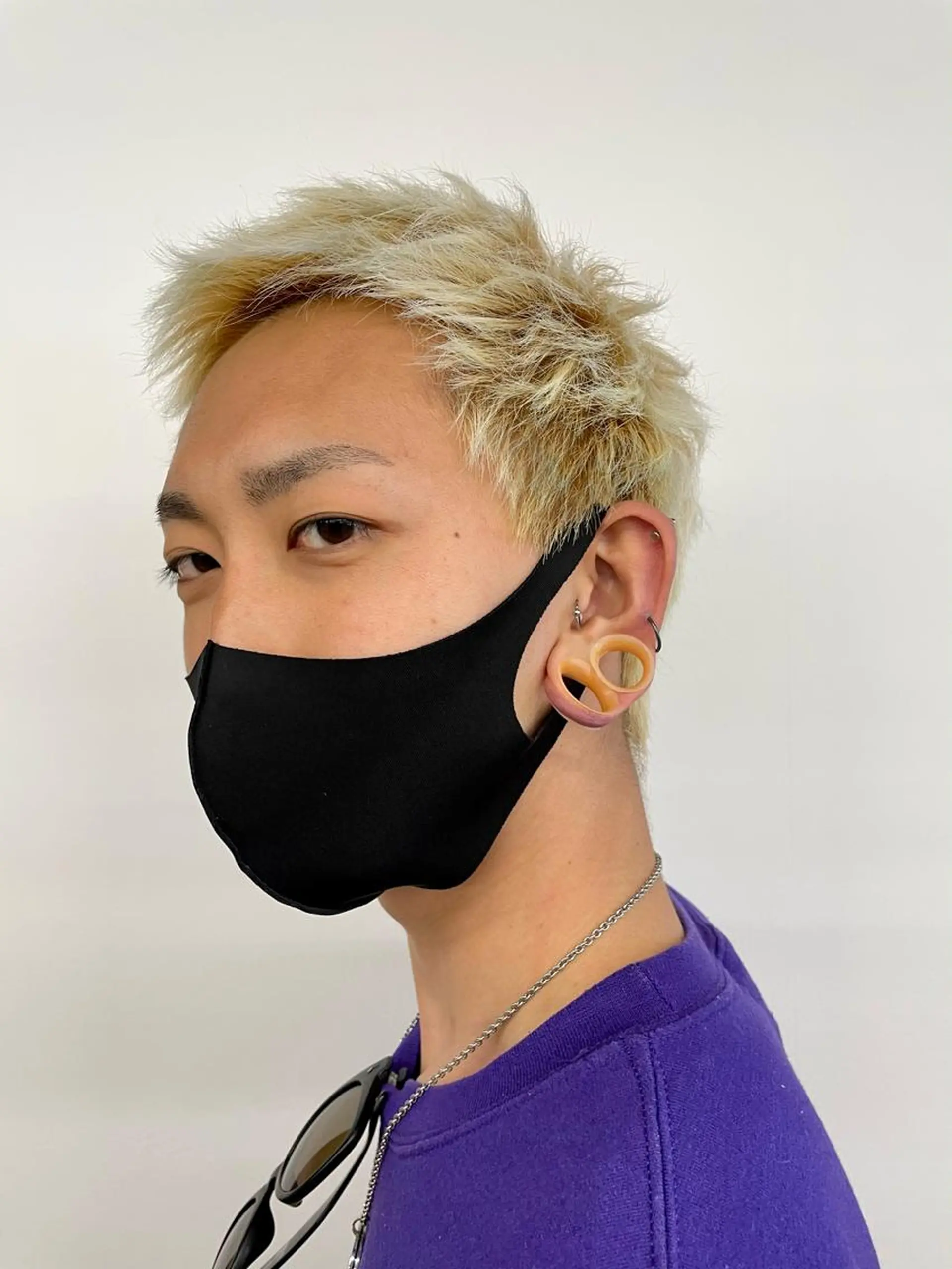 ショート ヘアアレンジ メンズ メンズハイトーン メンズベリーショート ベリーショート ショートヘア カット ヘアカラー トリートメント ⚡️王道メンズ⚡️ 北千住駅近！のヘアスタイル