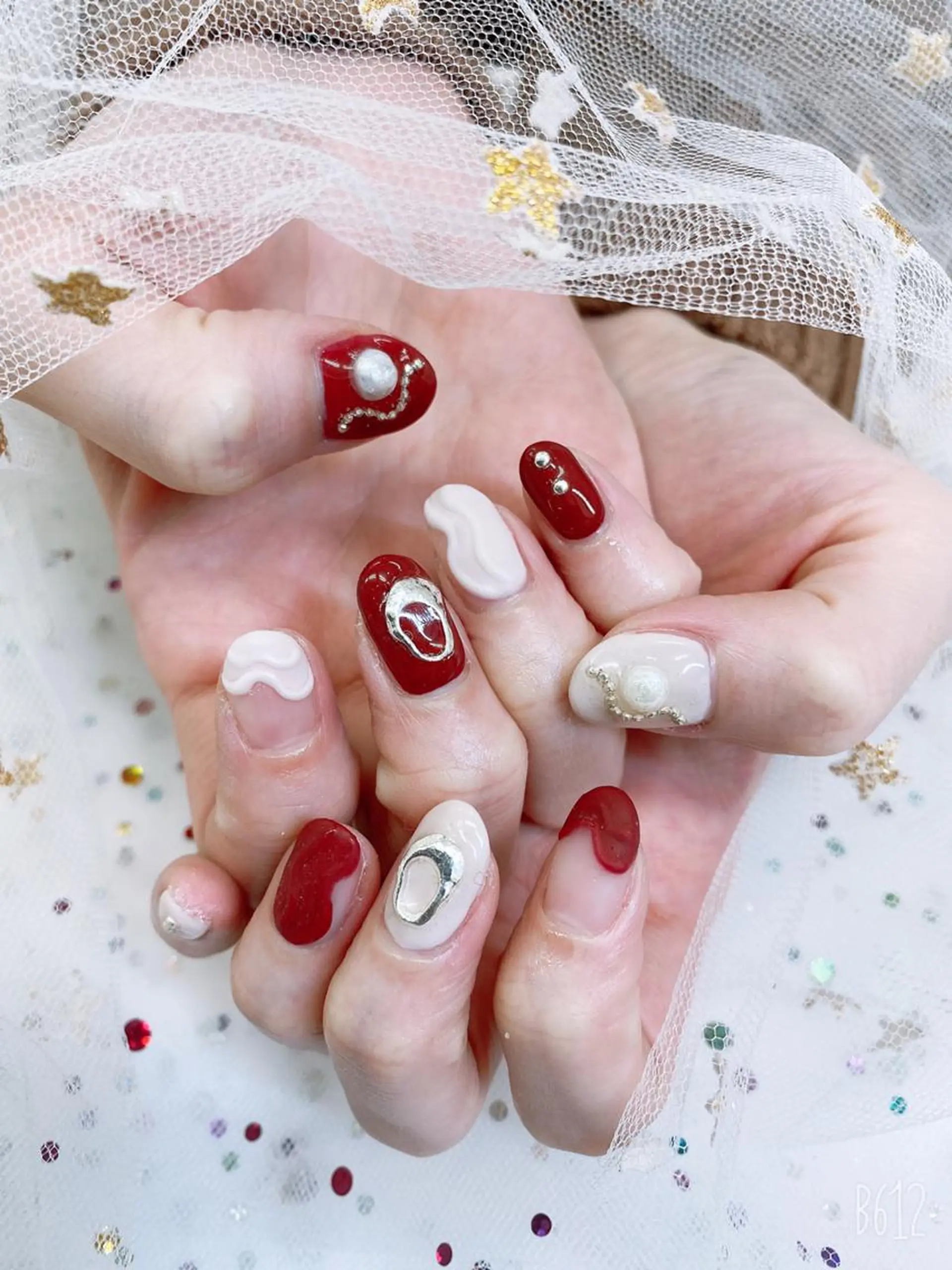 ネイル 🦋ネイルサロン ブラン🌈ゆりのネイルデザイン