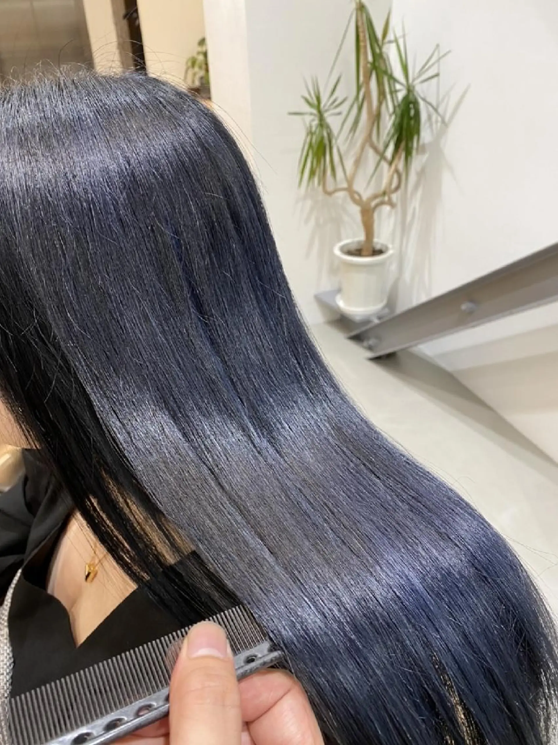 カラー ロング 髪質改善 トリートメント 深夜まで営業中‼️ レム髪質改善のヘアスタイル