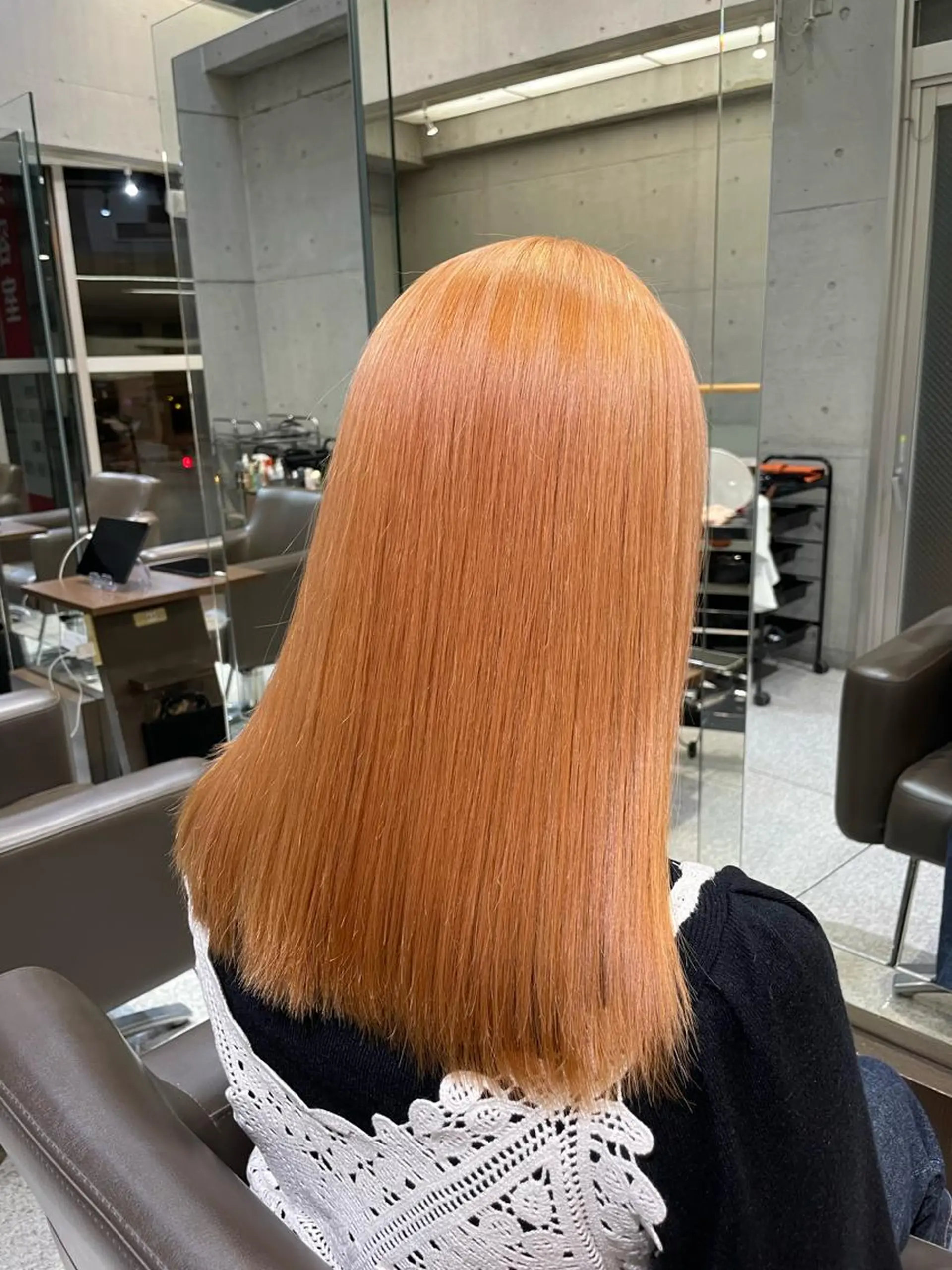 セミロング カラー B.Chance カラーリスト　ペーのヘアスタイル