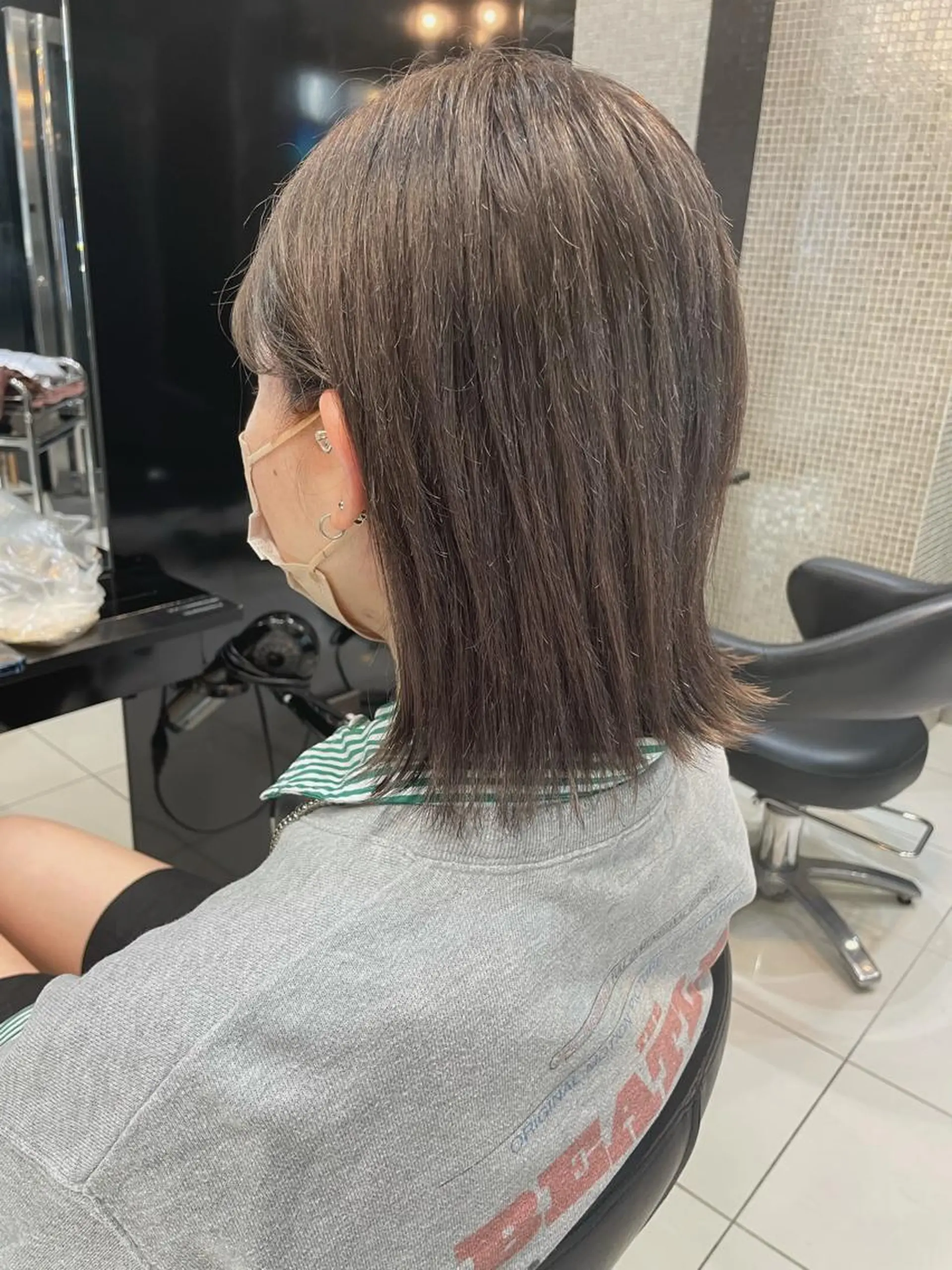 ショート カラー アッシュ ラベンダーカラー ラベンダーアッシュ 女性リピ90%🍨 🩷佐藤みずきのヘアスタイル