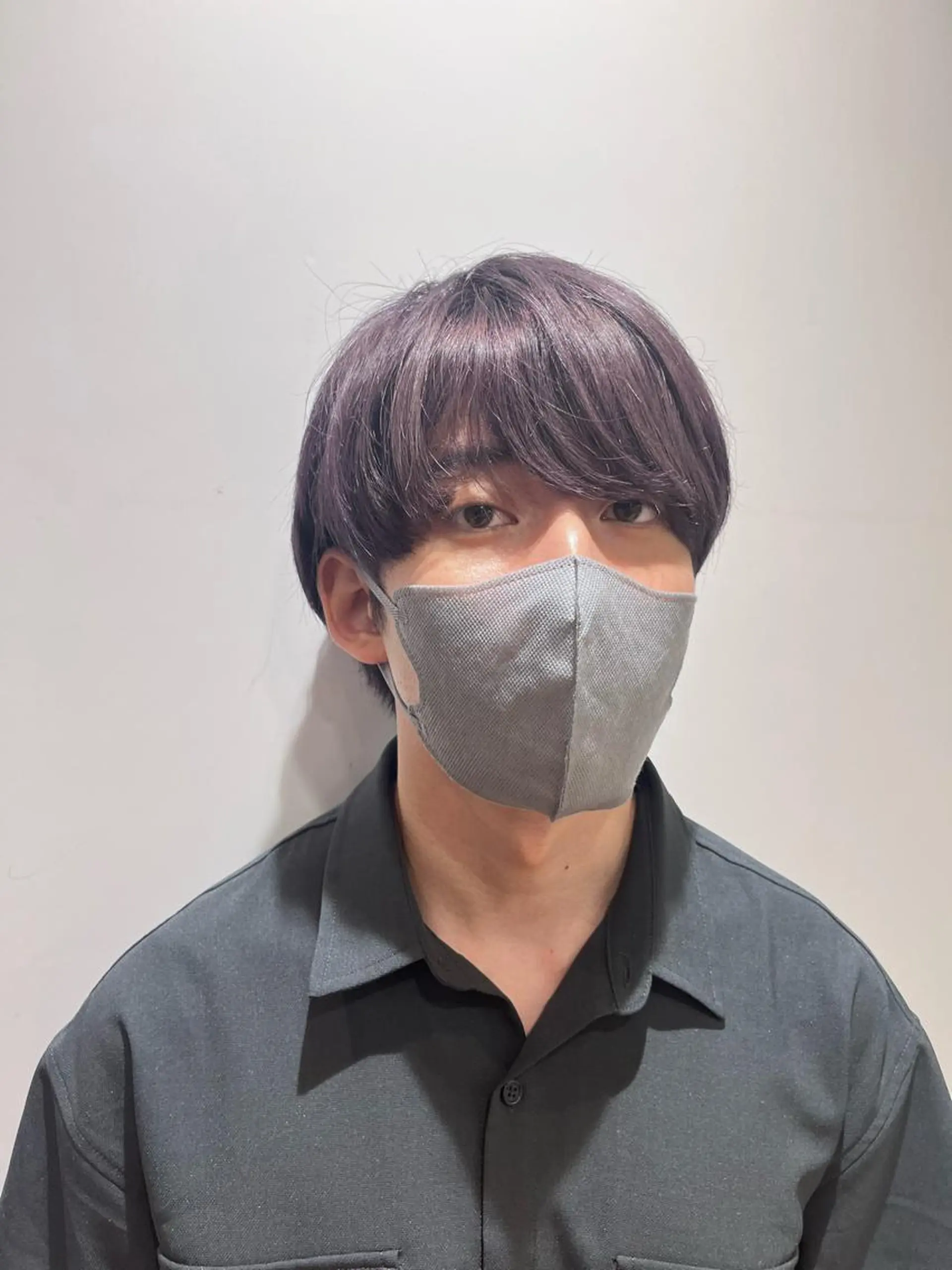 ショート カラー メンズ メンズブリーチ ブリーチ ラベンダーカラー シルバー dogstar小林諒 パーマ/レイヤーのヘアスタイル