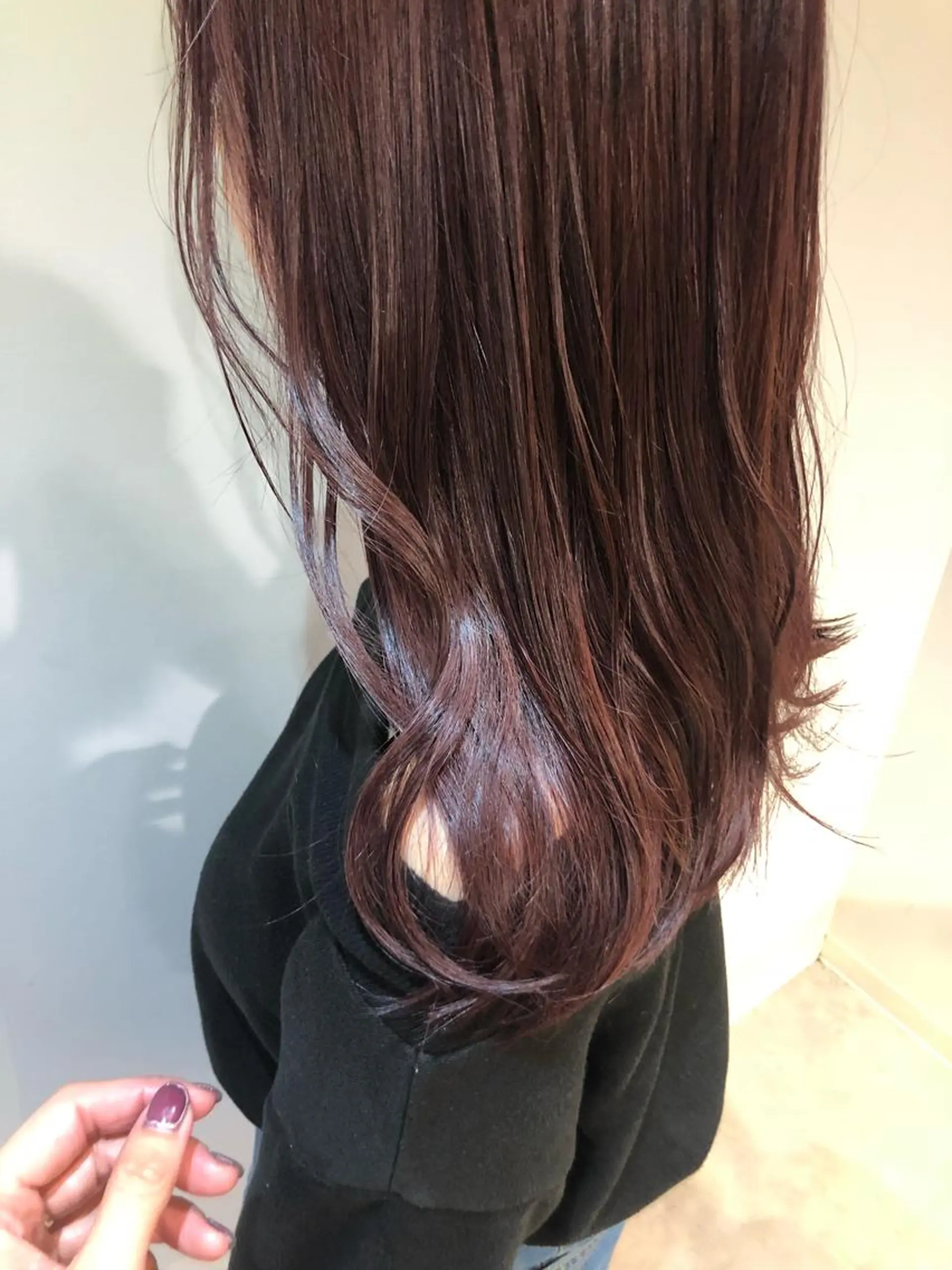 ロング カット ヘアカラー トリートメント scene. haraのヘアスタイル