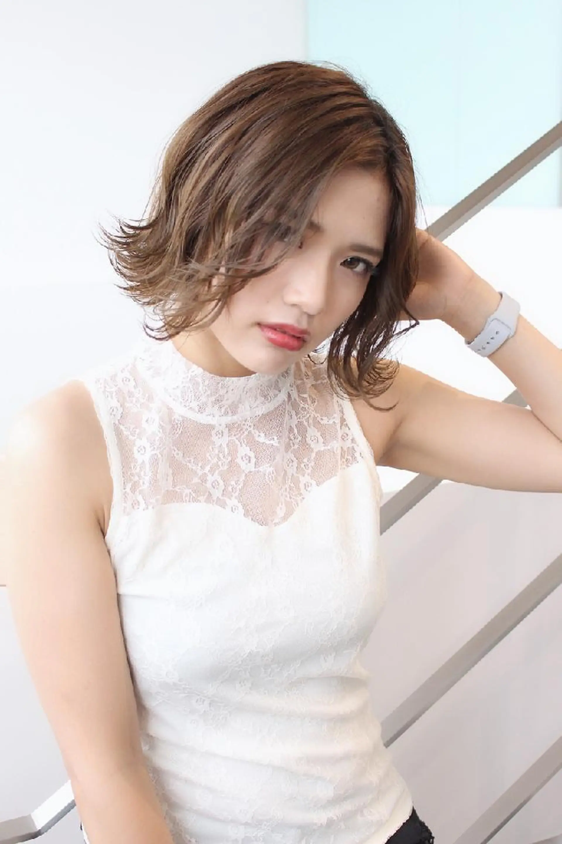 ショート 鶴田 連のヘアスタイル