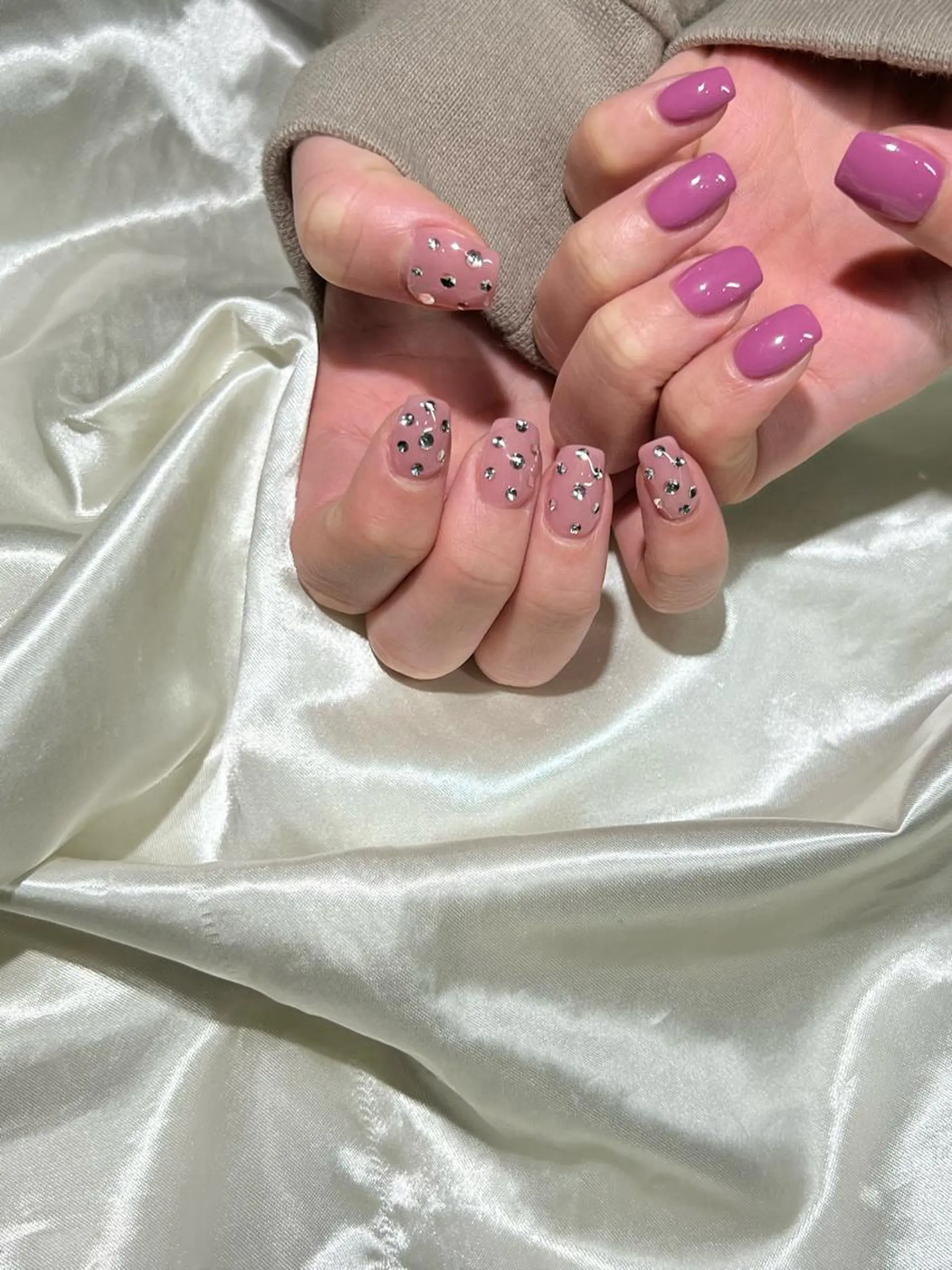 ネイル 持ち込み ニュアンスネイル Charme. NOBUKOのネイルデザイン