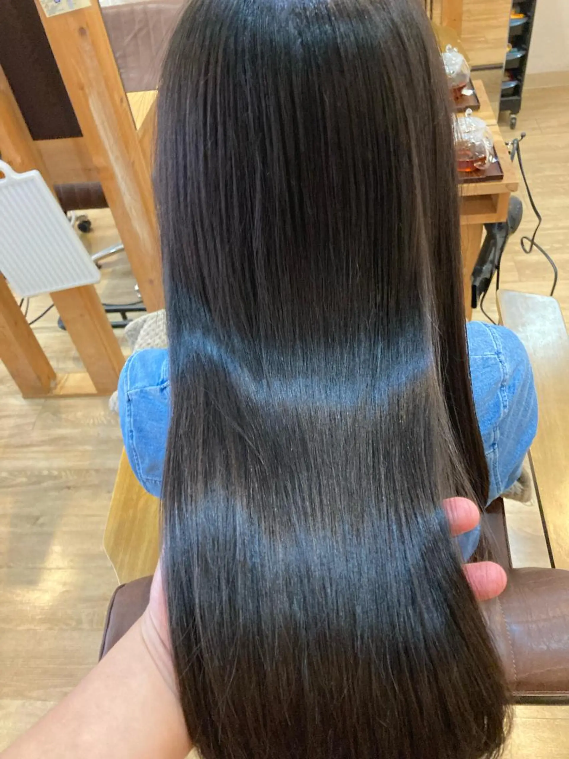 ロング 京増 信吾のヘアスタイル