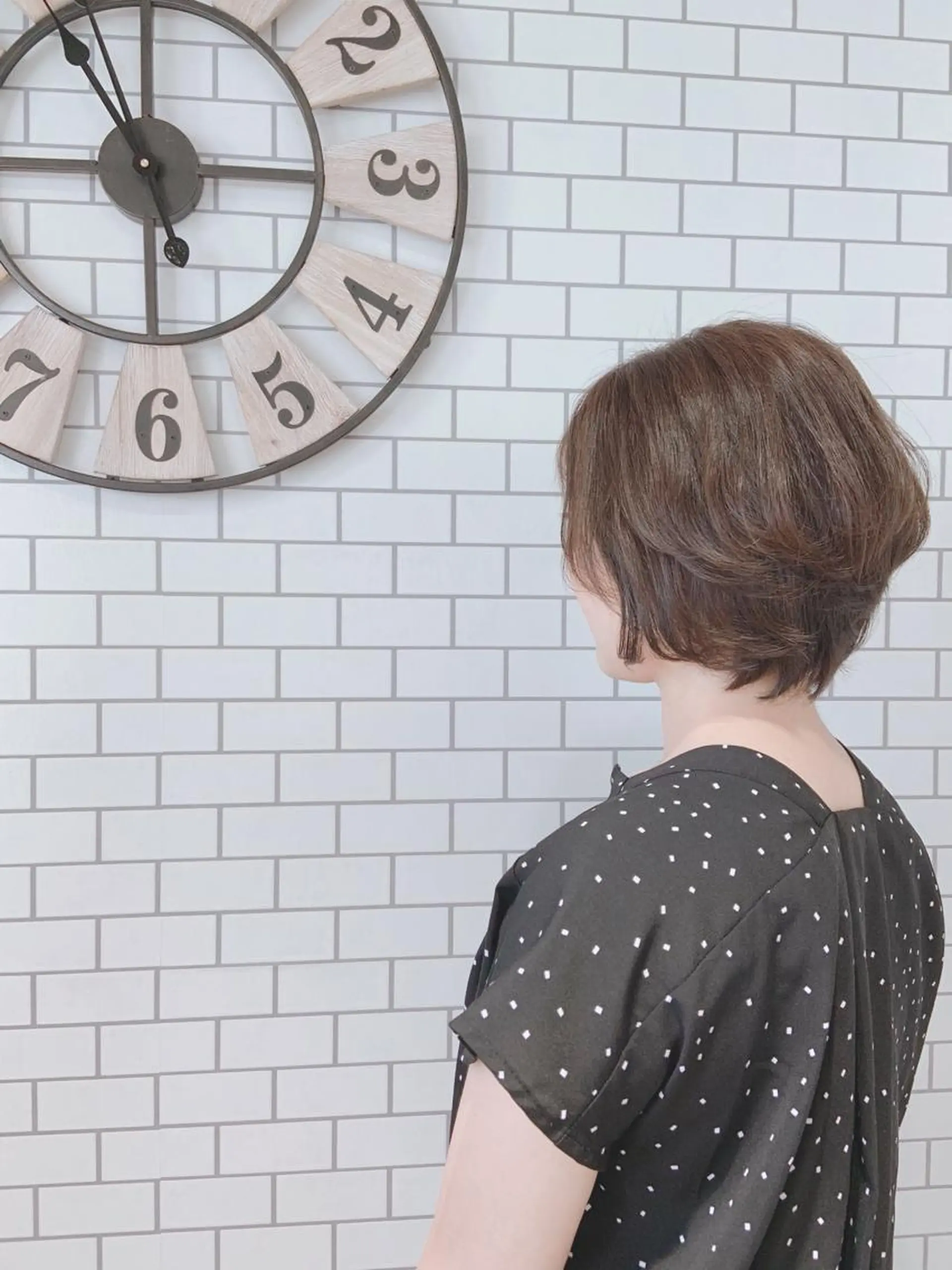 ショート カラー ヘアアレンジ ショートボブ ボブ ショートヘア 韓国hair🦋 Nanaのヘアスタイル