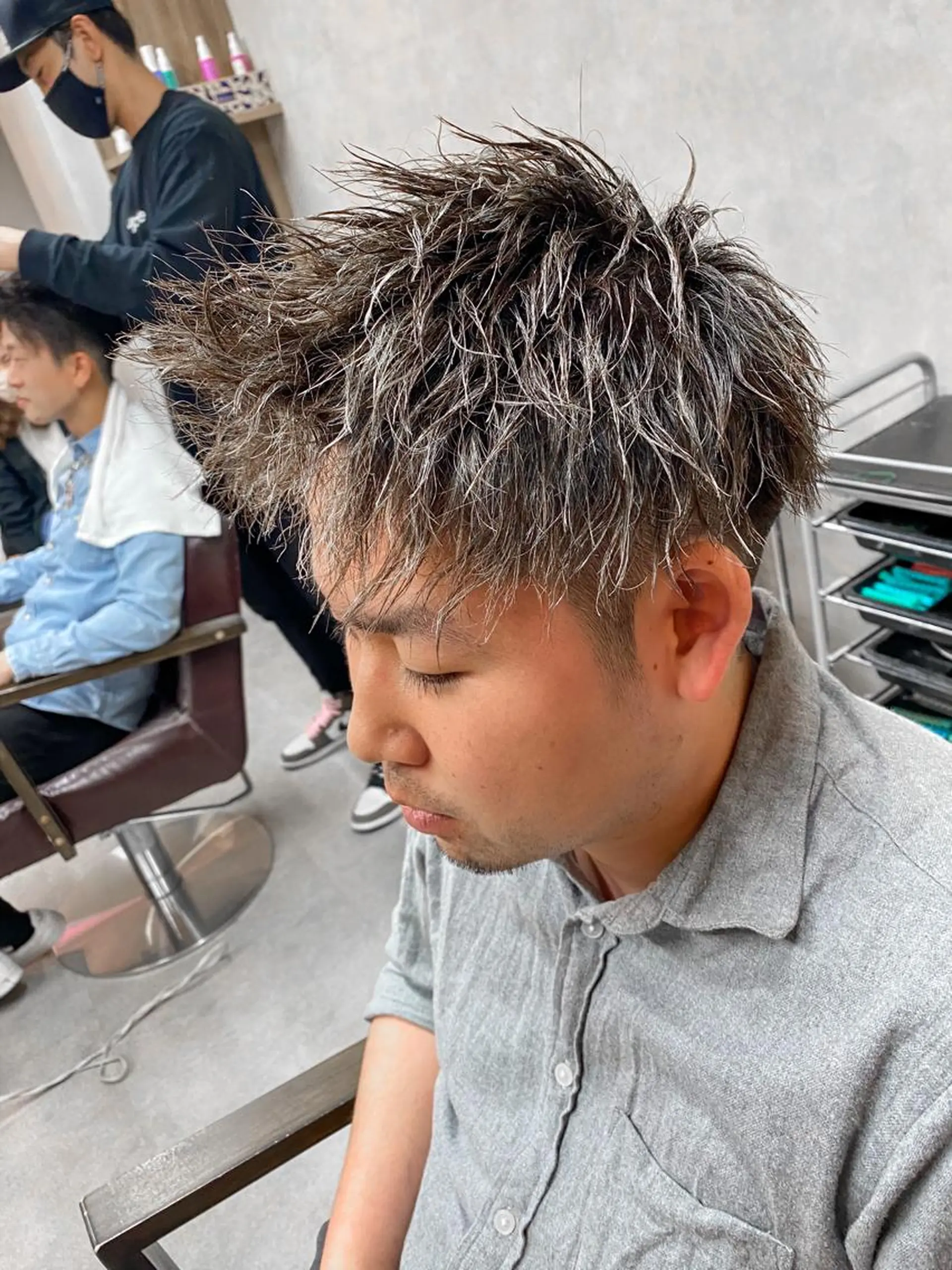 カラー パーマ ヘアアレンジ メンズ カット ヘアカラー パーマ NUMBER.12所属・【メンズ専門美容師】 NUMBER.12のヘアスタイル