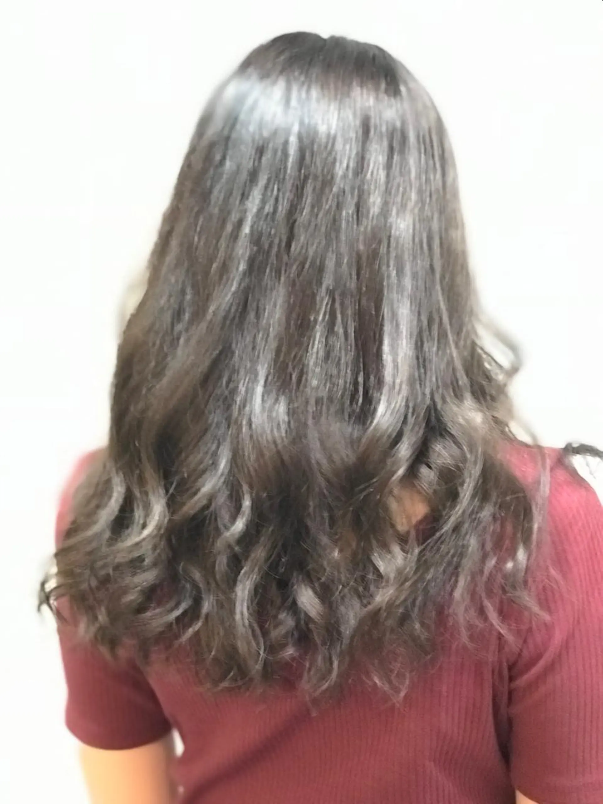 セミロング カラー 渋谷宮益坂 omoのヘアスタイル