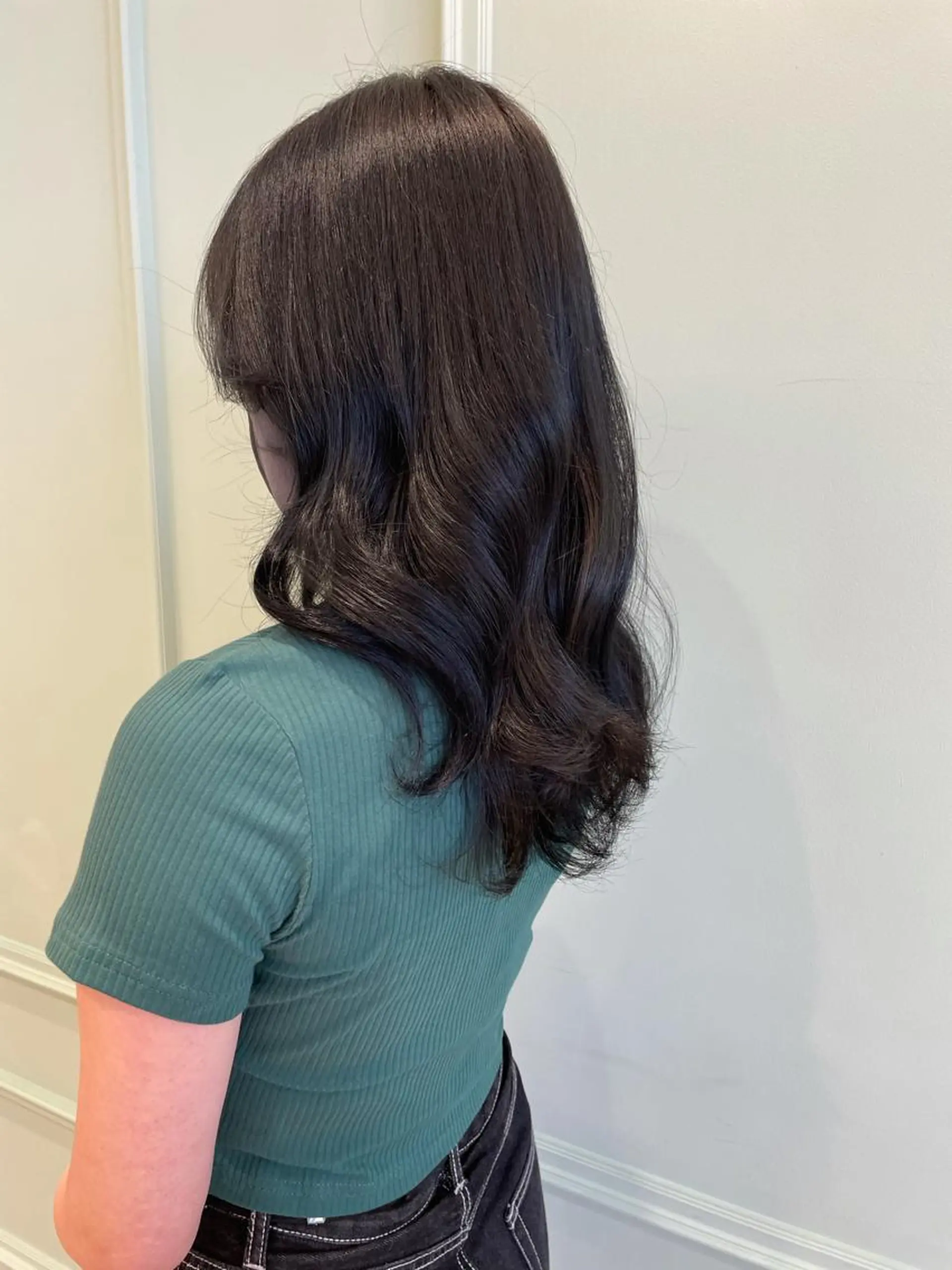 セミロング KANAMI日暮里 韓国ヘア・メイクのヘアスタイル