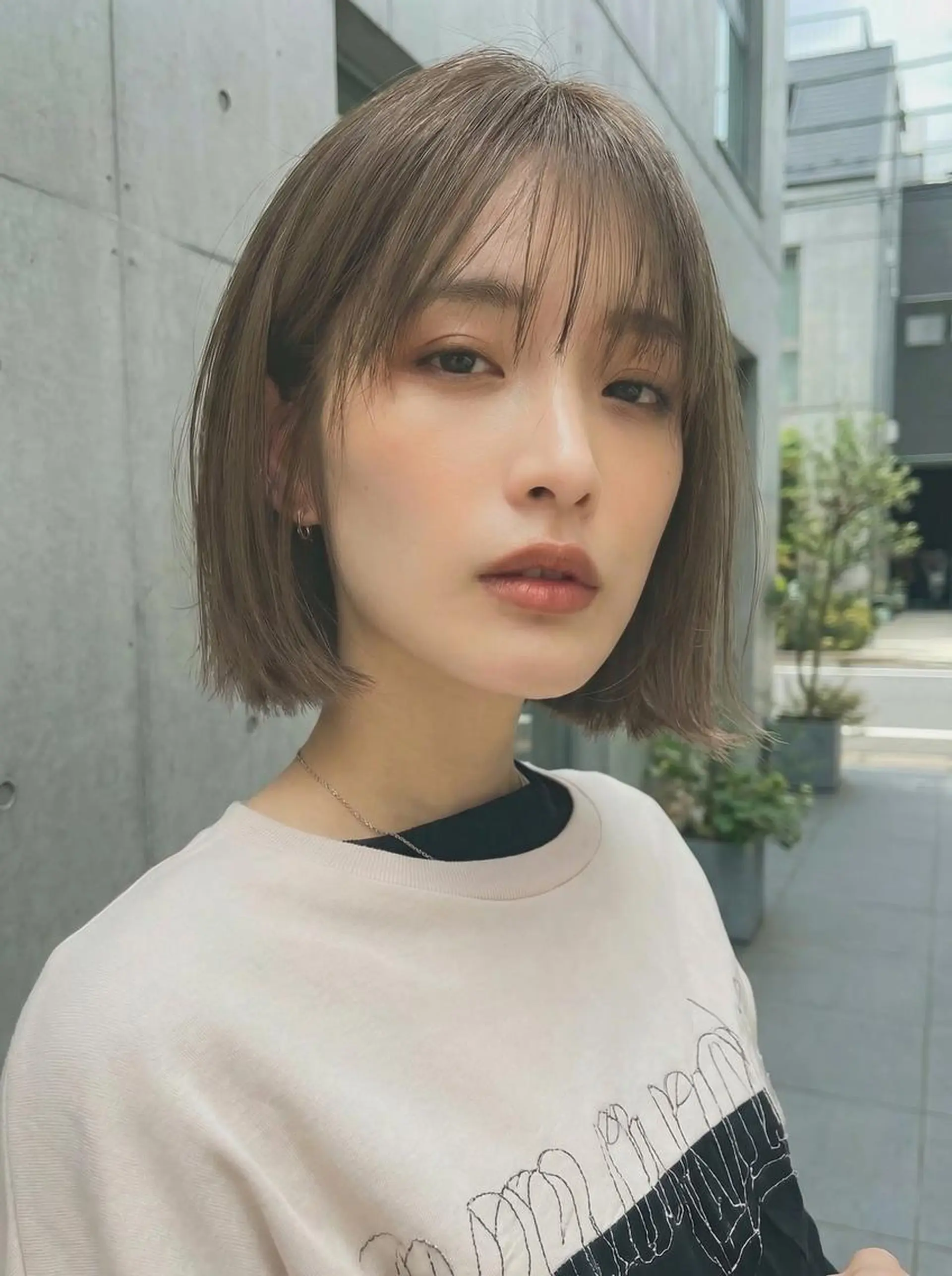 セミロング ✨ブリーチなし× 髪質改善⚡新宿駅近のヘアスタイル