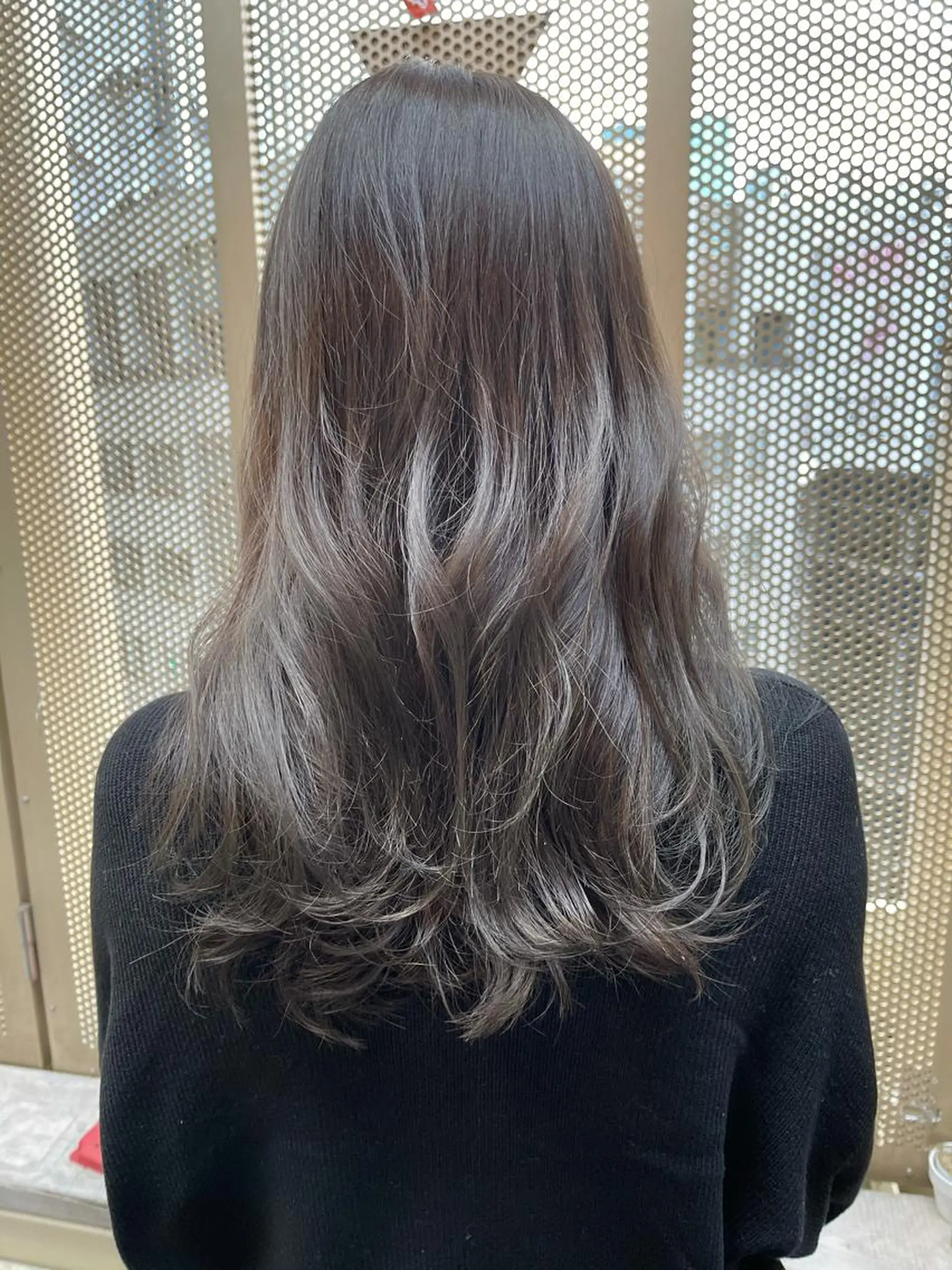 ミディアム カラー 艶髪/レイヤーカット /髪質改善/清水のヘアスタイル