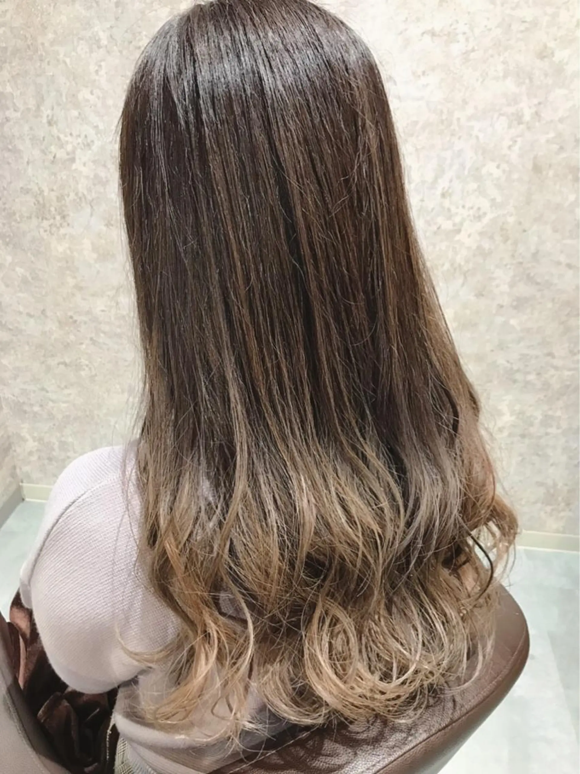 ロング カラー ベージュカラー グラデーションカラー 🫟Blanco🫟 Color&Careのヘアスタイル