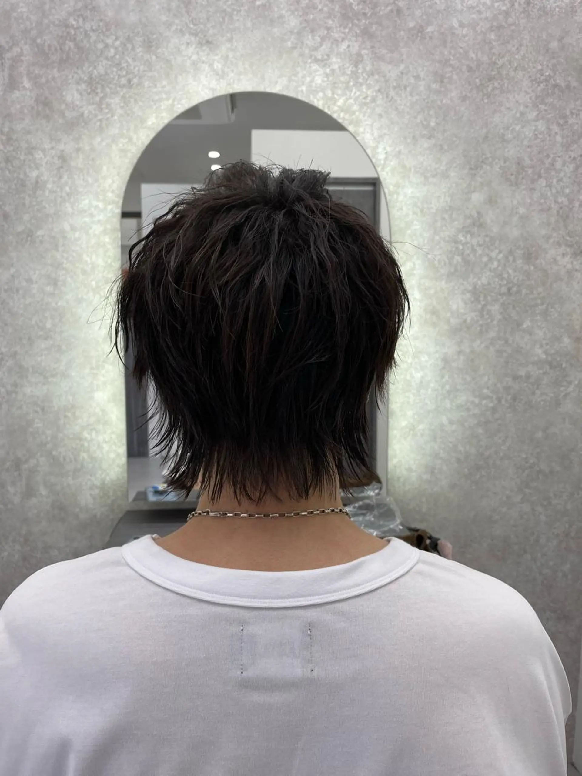 ミディアム ヘアアレンジ ウルフカット カット 佐々木 達也のヘアスタイル