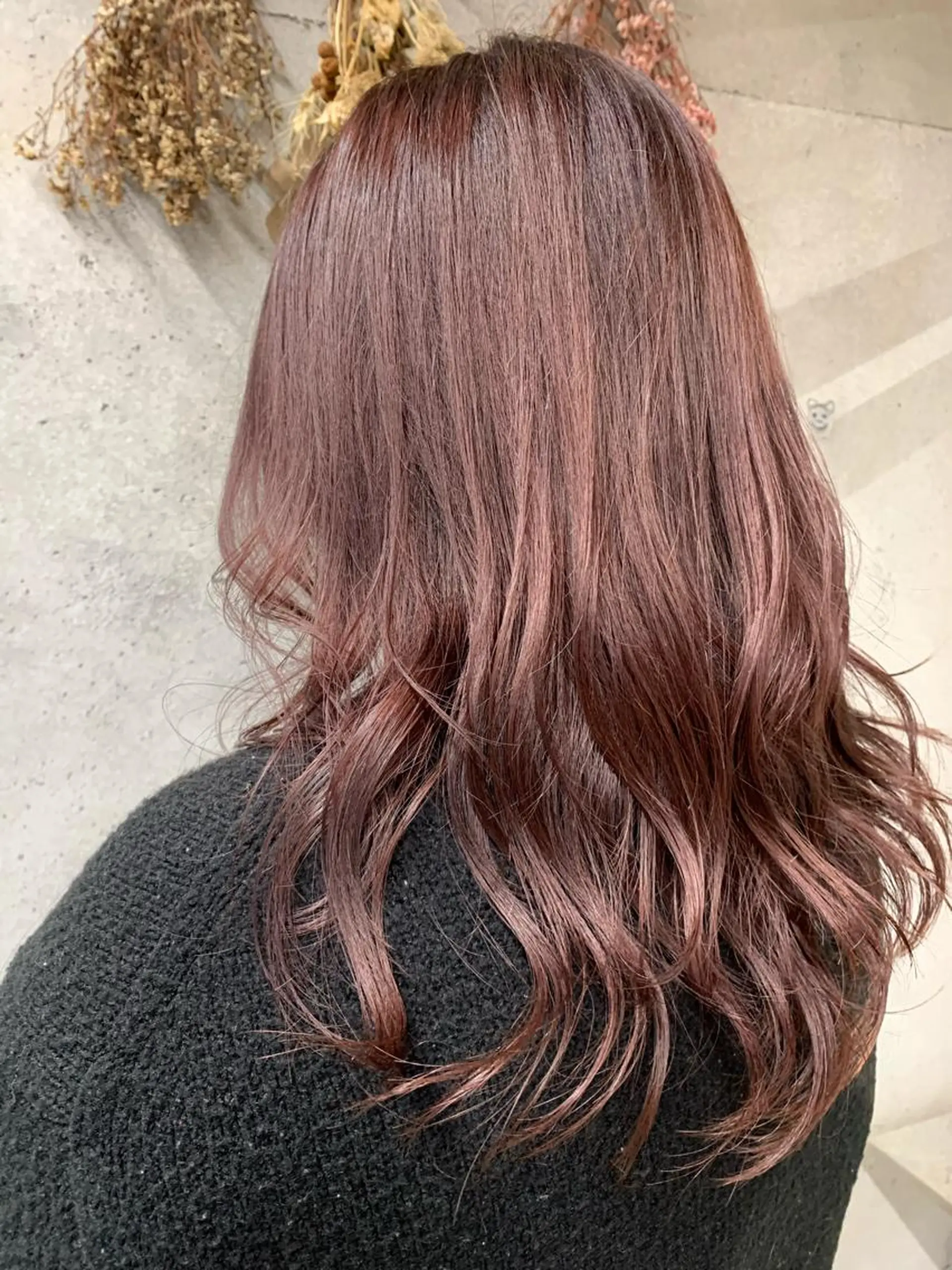 ミディアム カラー にった みずきのヘアスタイル