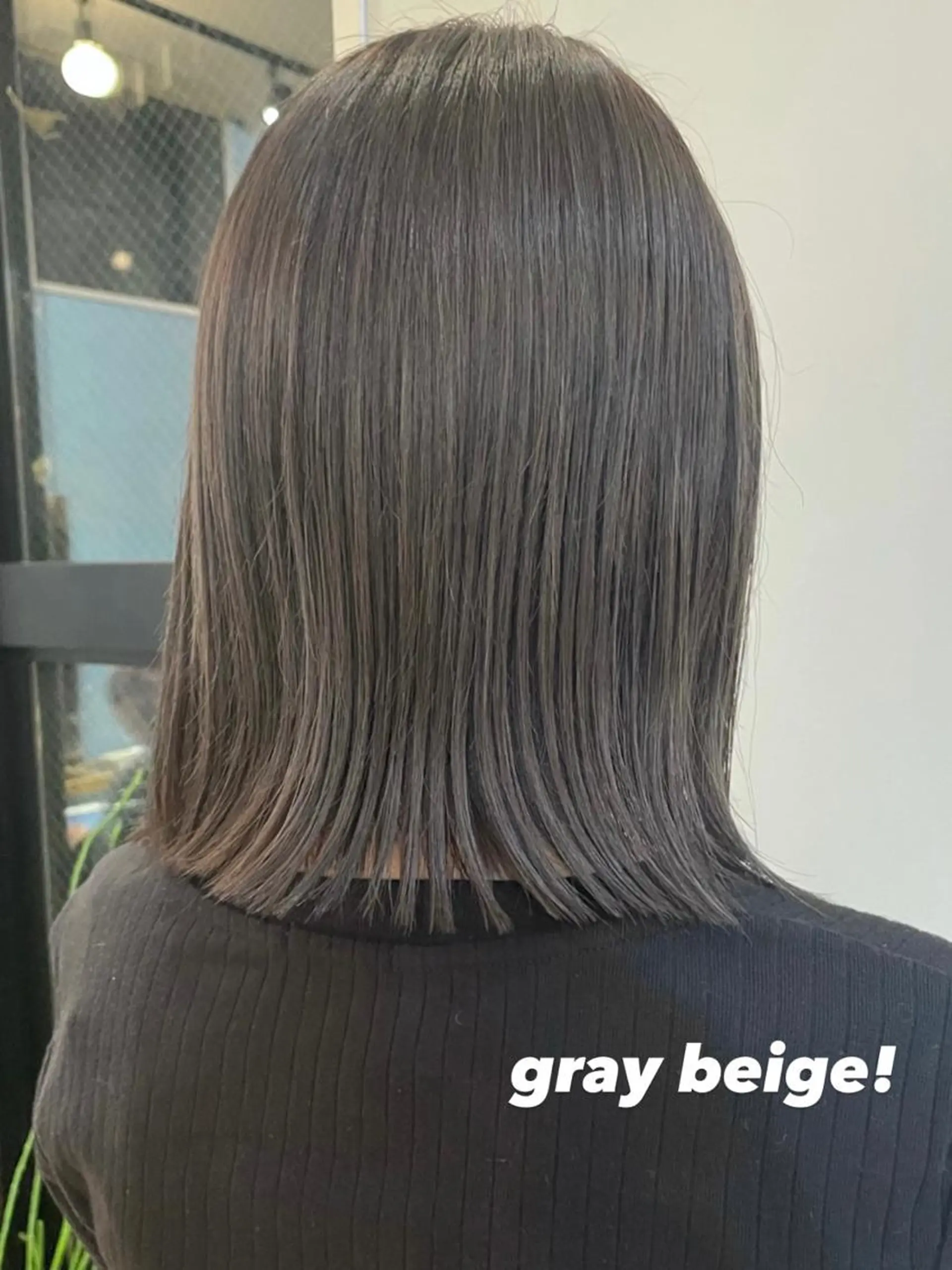 ミディアム カラー パーマ ヘアアレンジ ネイル マツエク・マツパ グレージュ トレンド眉🌈✨ arisaの眉毛・アイブロウイメージ