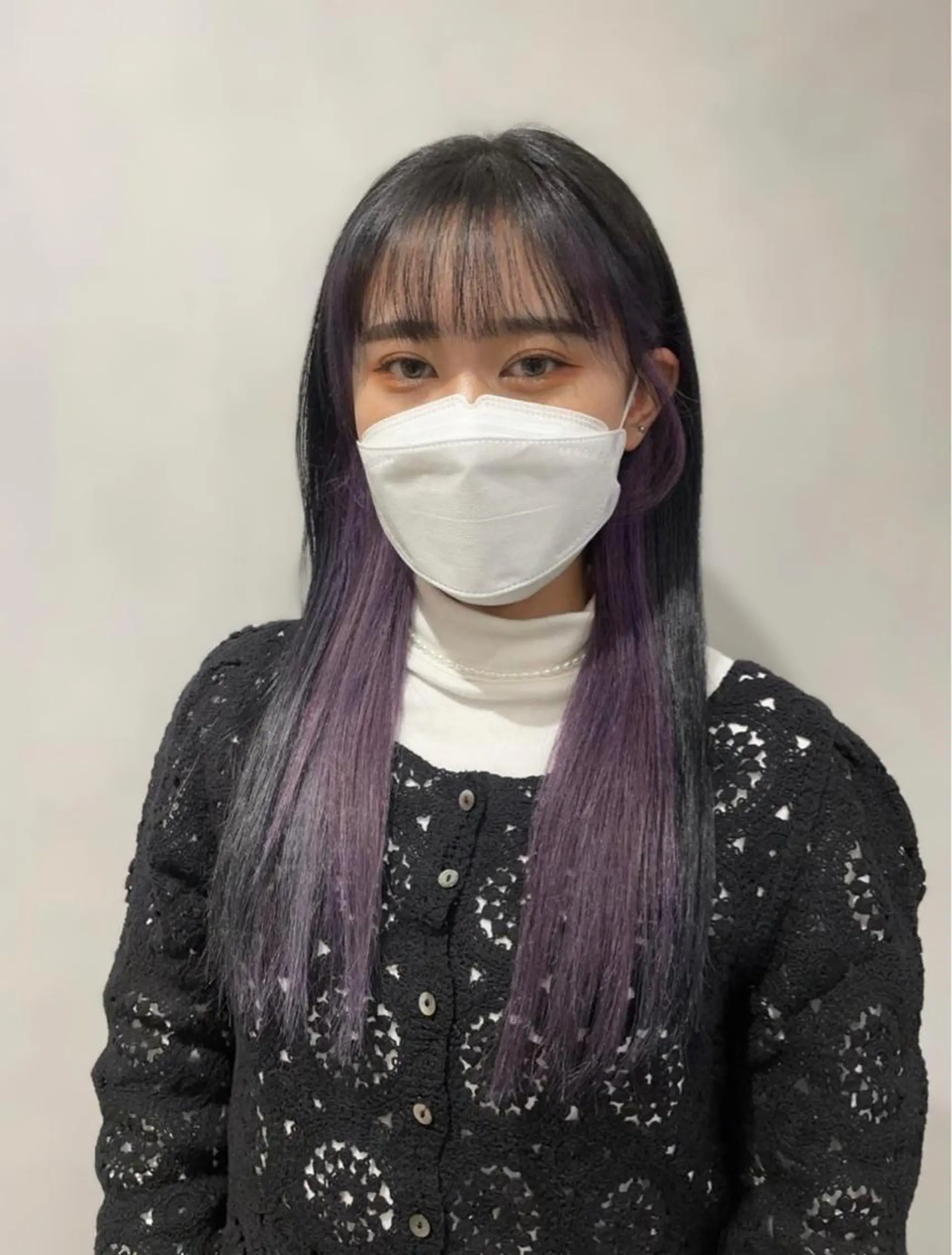 ロング ヘアカラー トリートメント ❤︎︎韓国ヘア❤︎︎ 𝑺𝒉𝒊𝒉𝒐のヘアスタイル