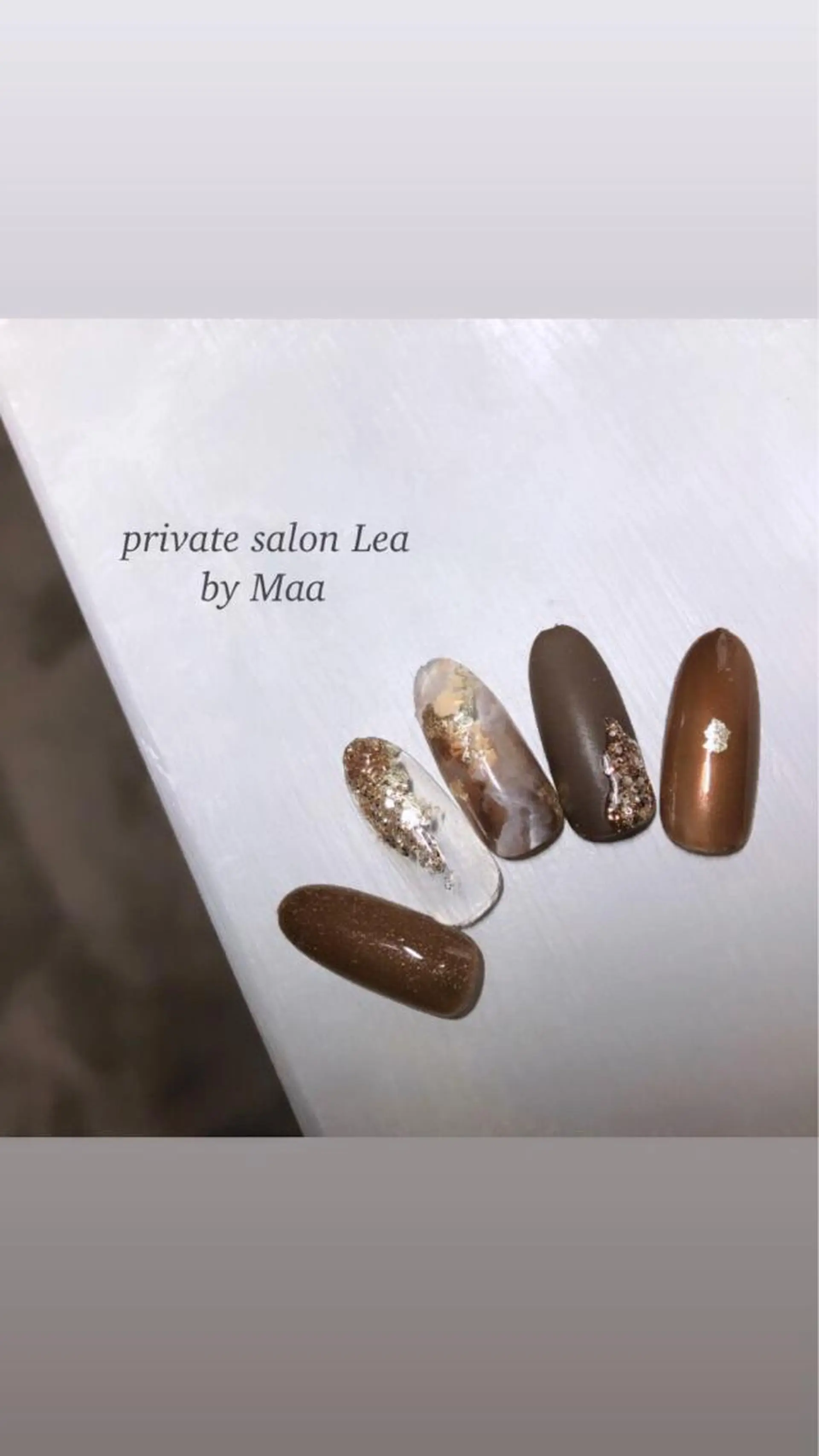 ネイル private_ salon.Leaのネイルデザイン